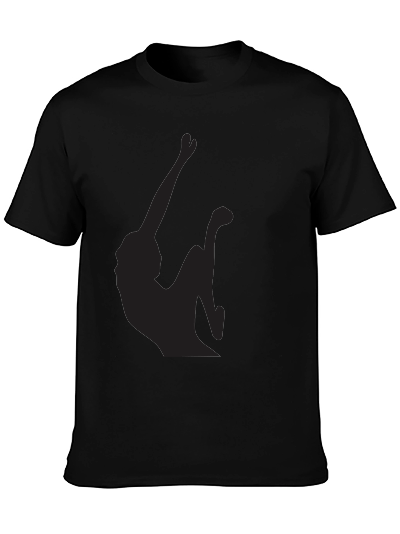 Silhouette Graphic Tee - Black Unisex T-Shirt