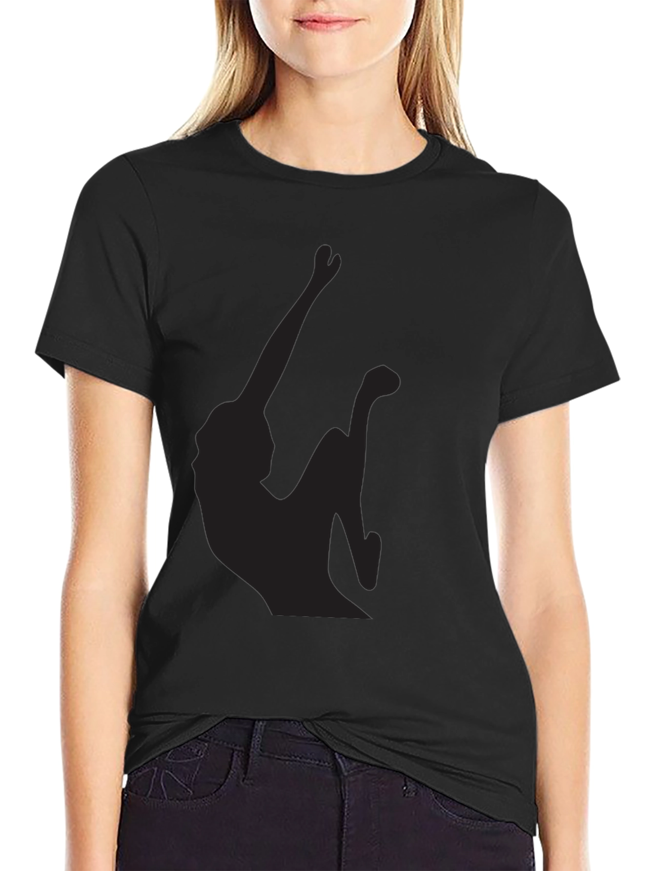 Silhouette Graphic Tee - Black Unisex T-Shirt