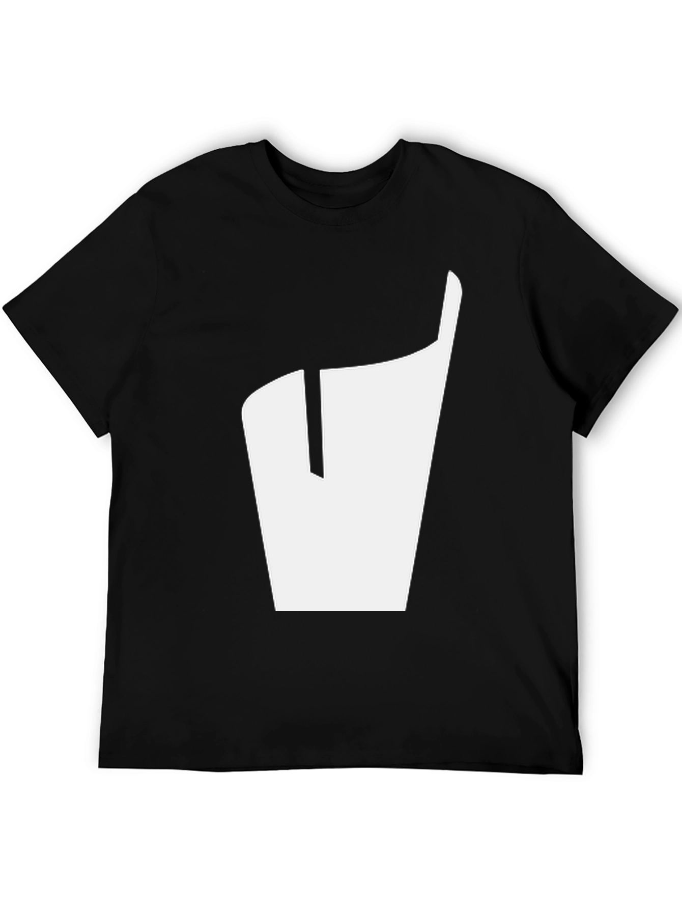 Minimalist Graphic Tee - Black