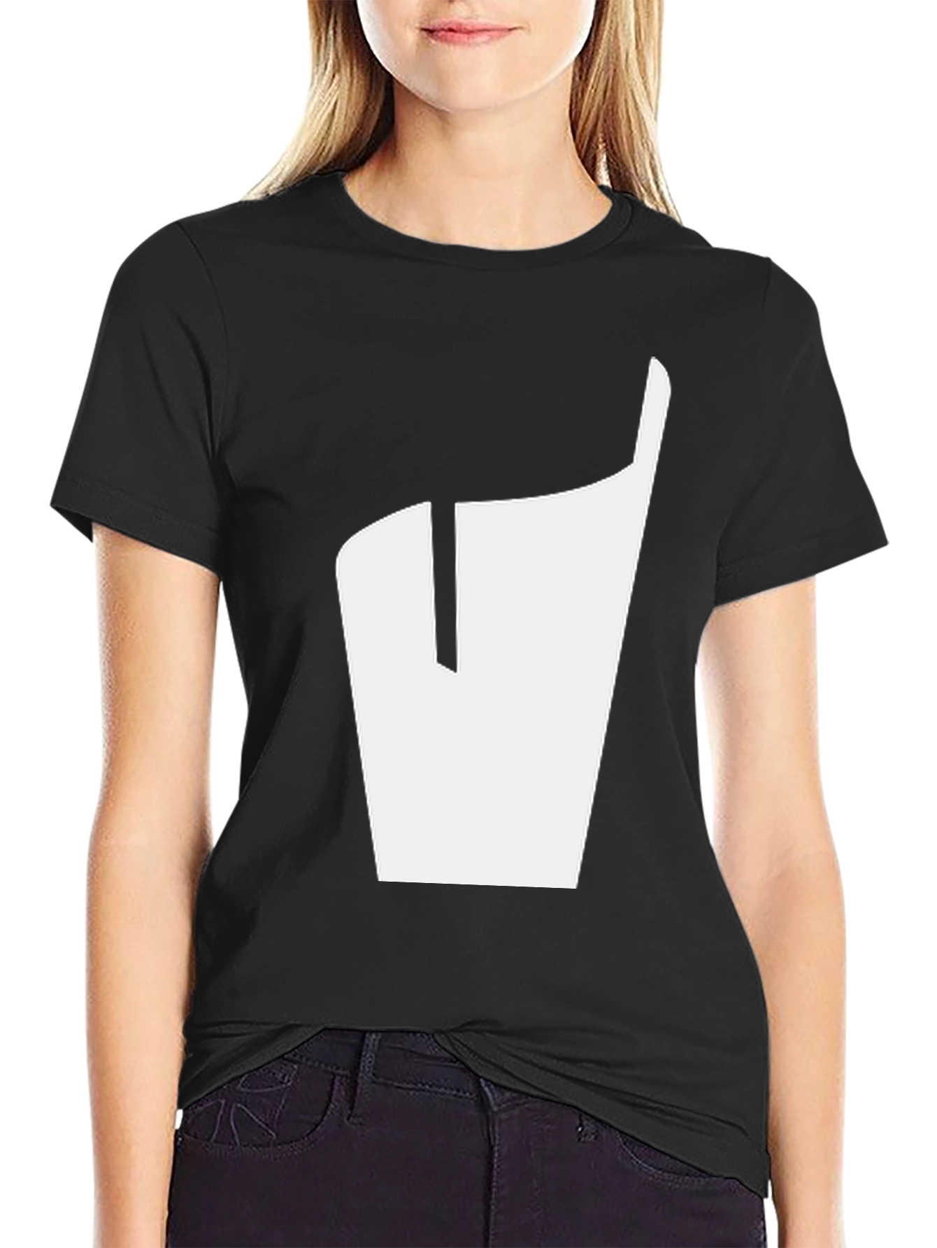 Minimalist Graphic Tee - Black