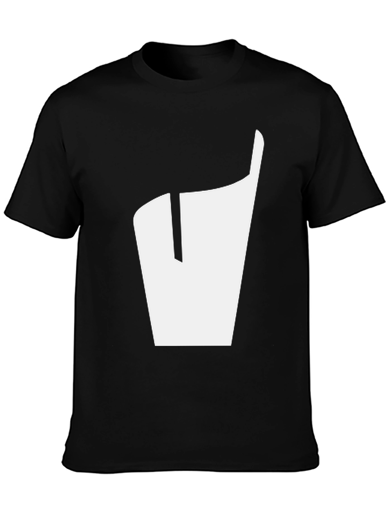 Minimalist Graphic Tee - Black