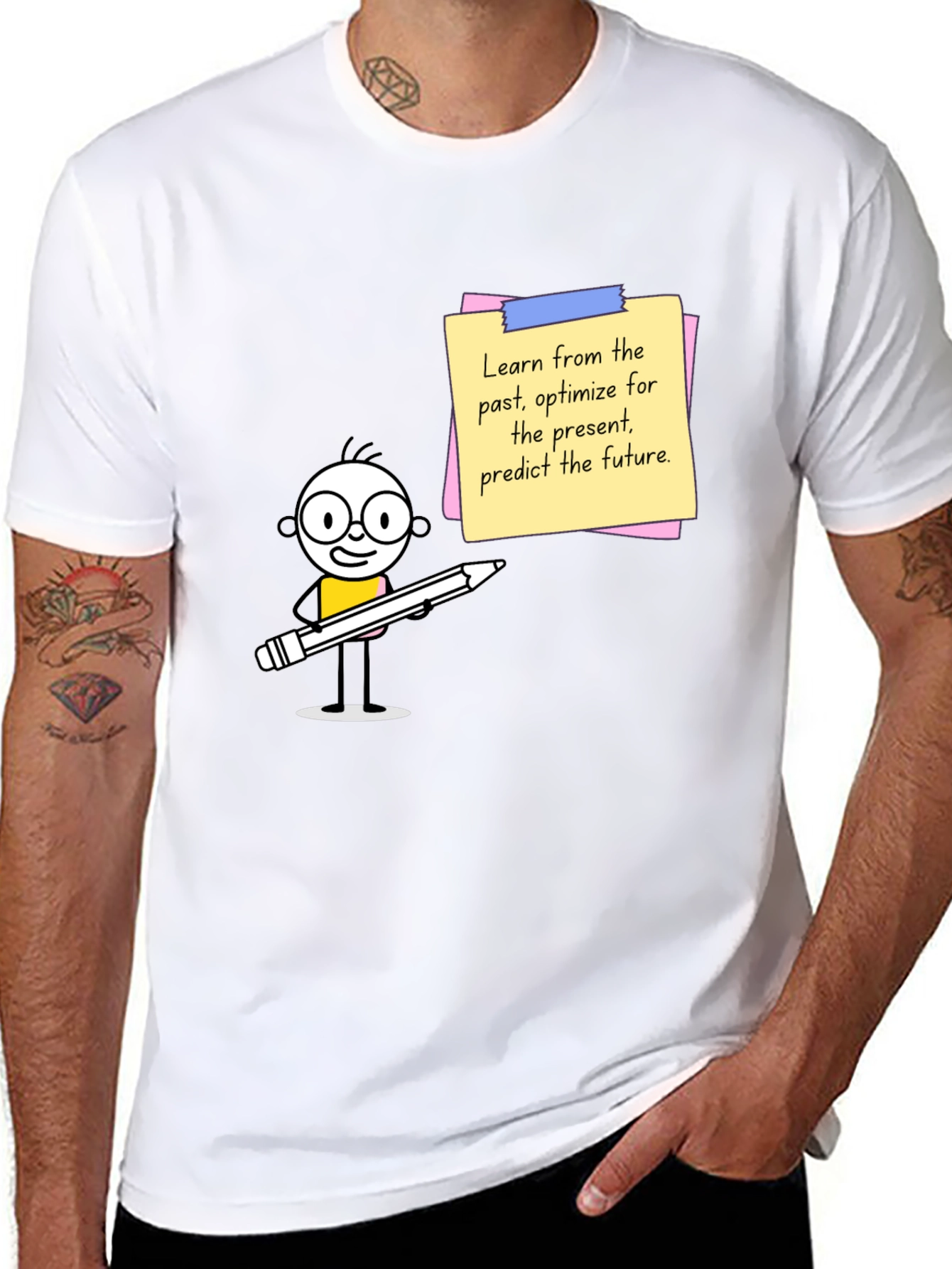 Learn from the Past Graphic T-Shirt