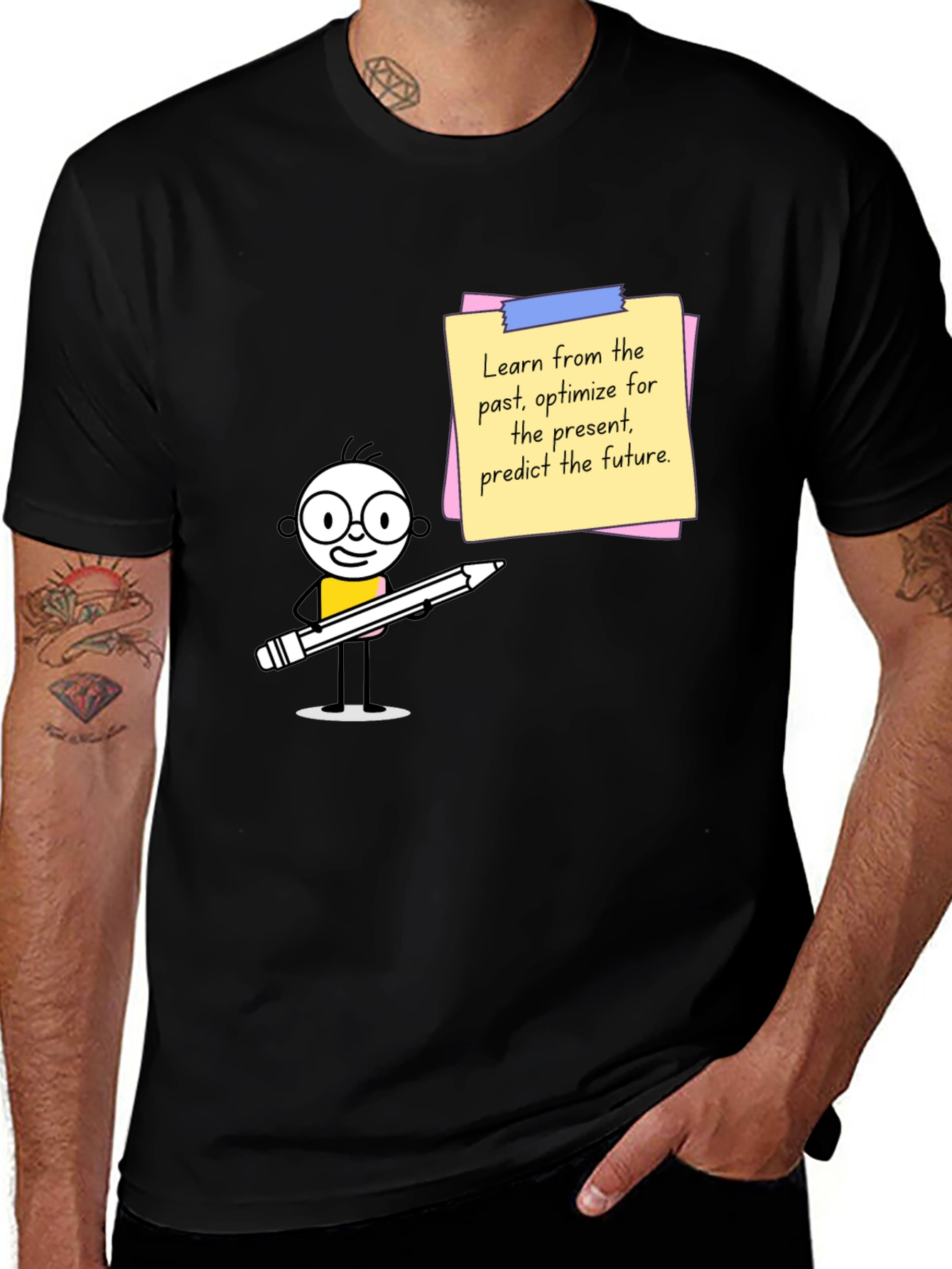 Learn from the Past Graphic T-Shirt