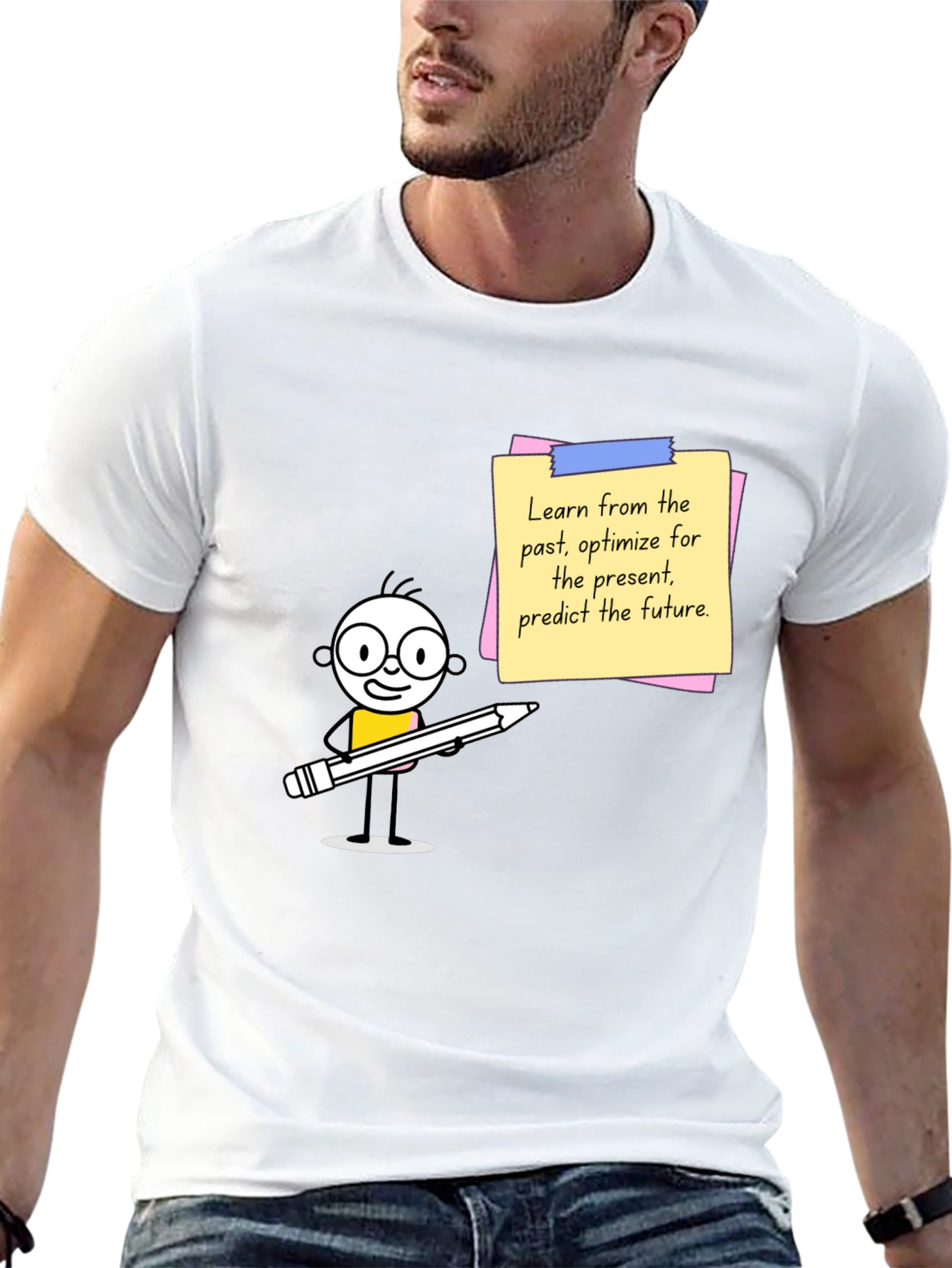 Learn from the Past Graphic T-Shirt
