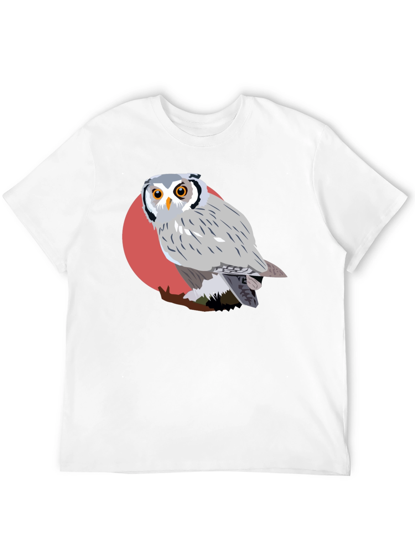 Owl Graphic Tee - Unique Bird Design