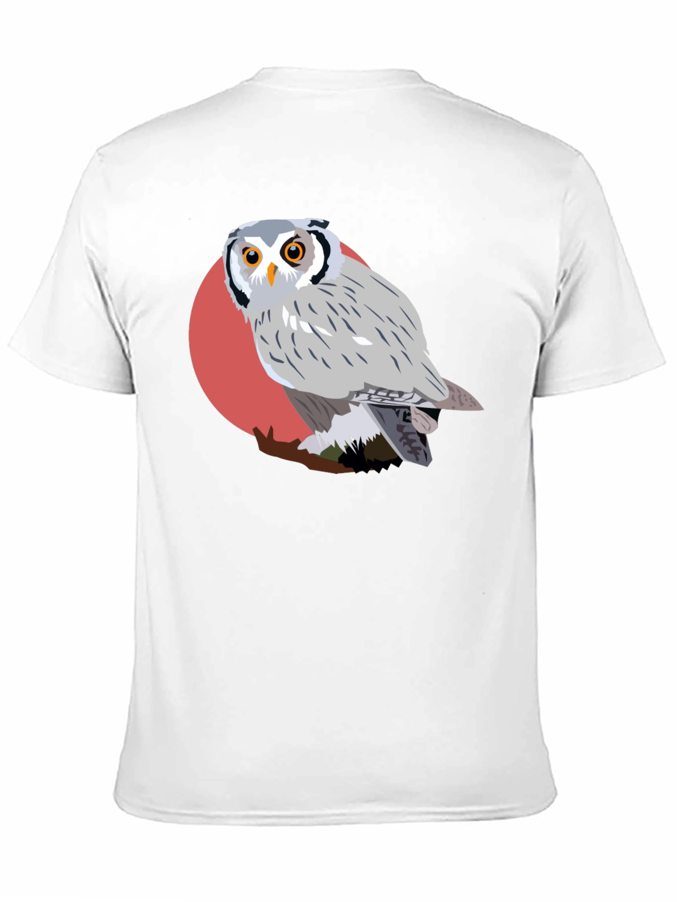 Owl Graphic Tee - Unique Bird Design