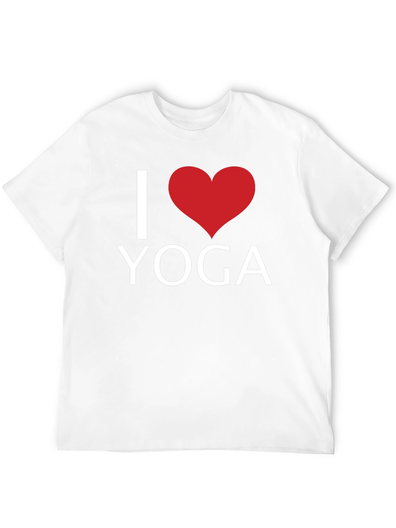 I Heart Yoga Black T-Shirt