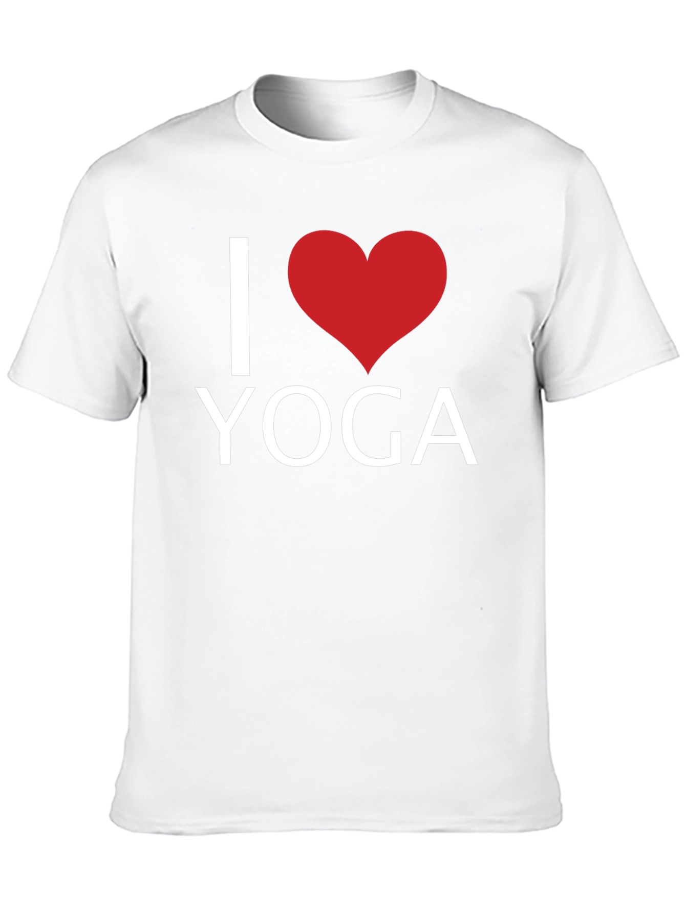 I Heart Yoga Black T-Shirt