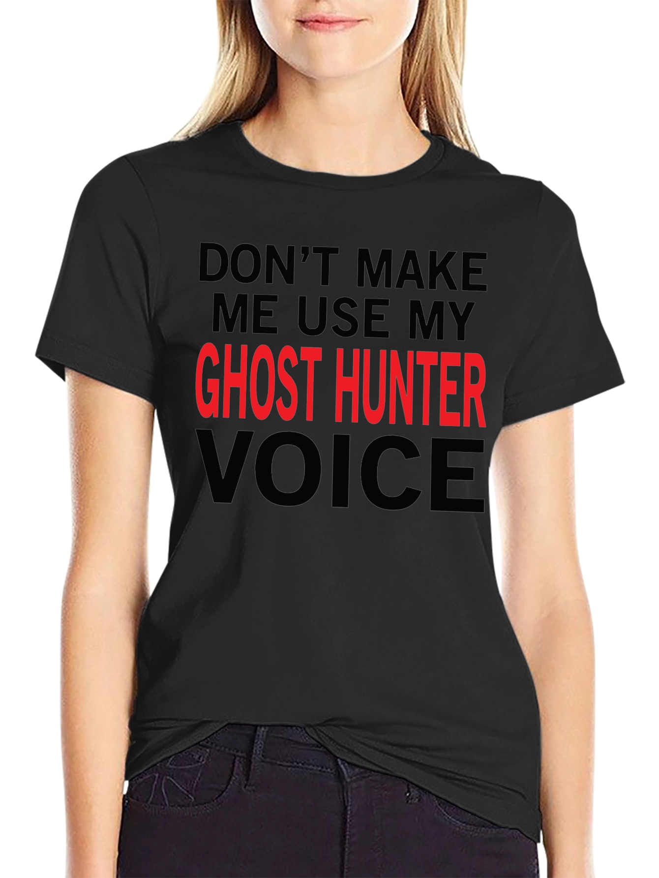 Ghost Hunter Voice T-Shirt - Funny Graphic Tee