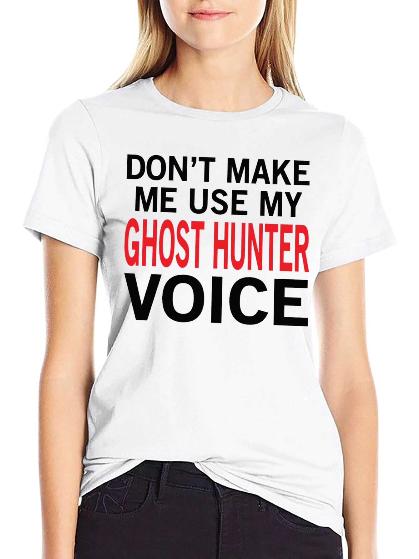 Ghost Hunter Voice T-Shirt - Funny Graphic Tee