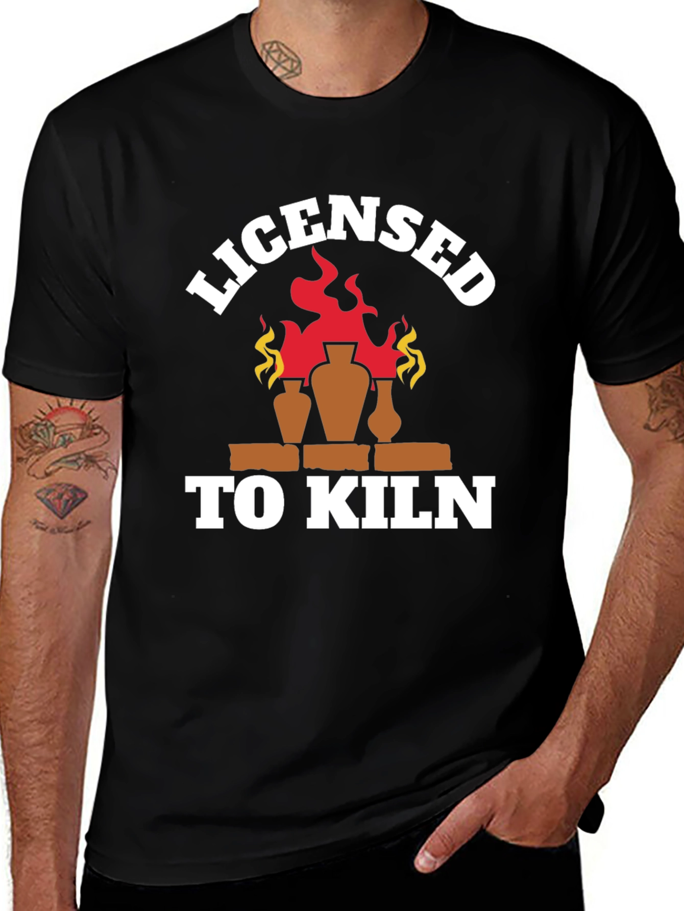 Licensed To Kiln Pottery T-Shirt
