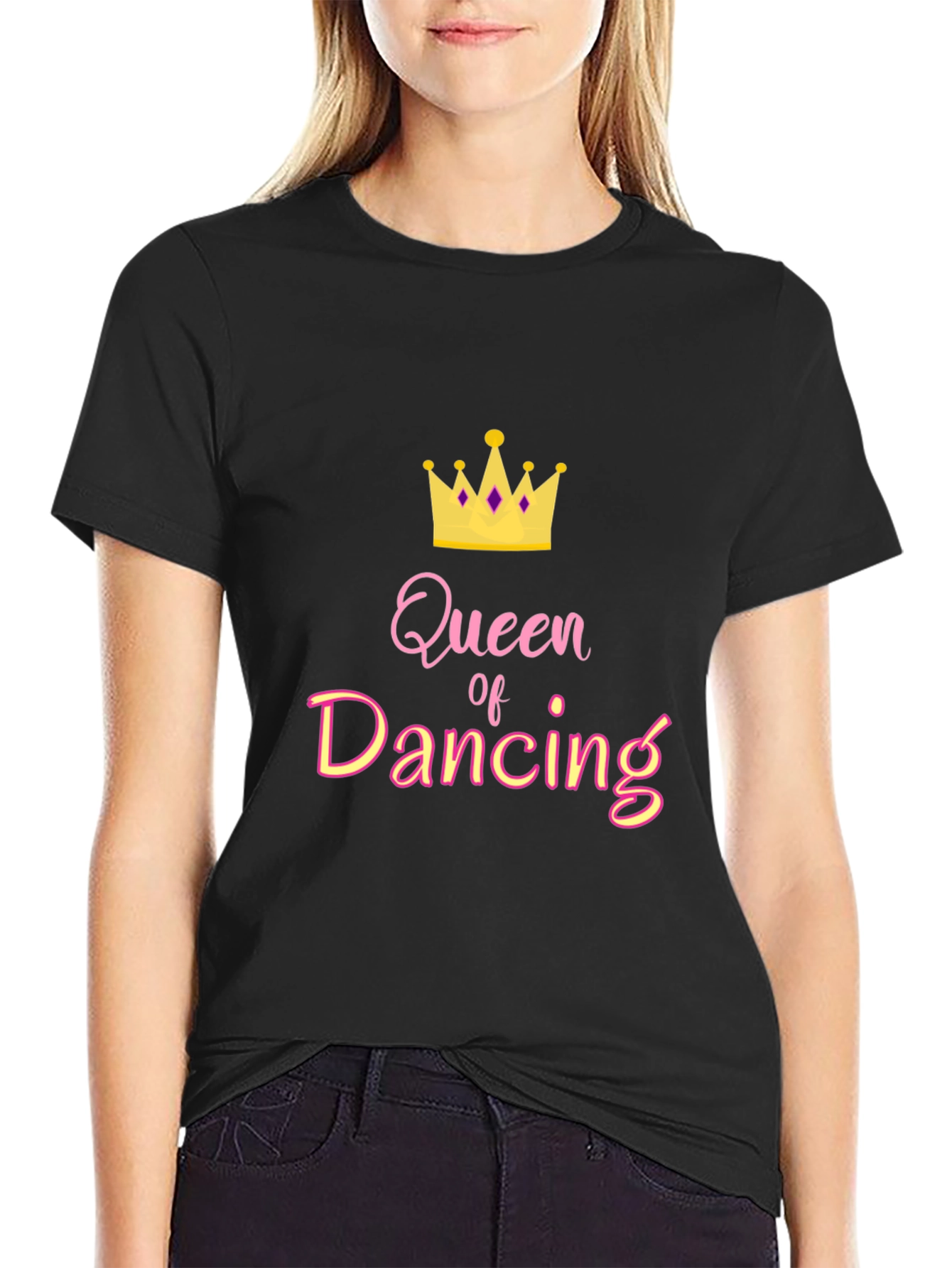 Queen of Dancing Black T-Shirt
