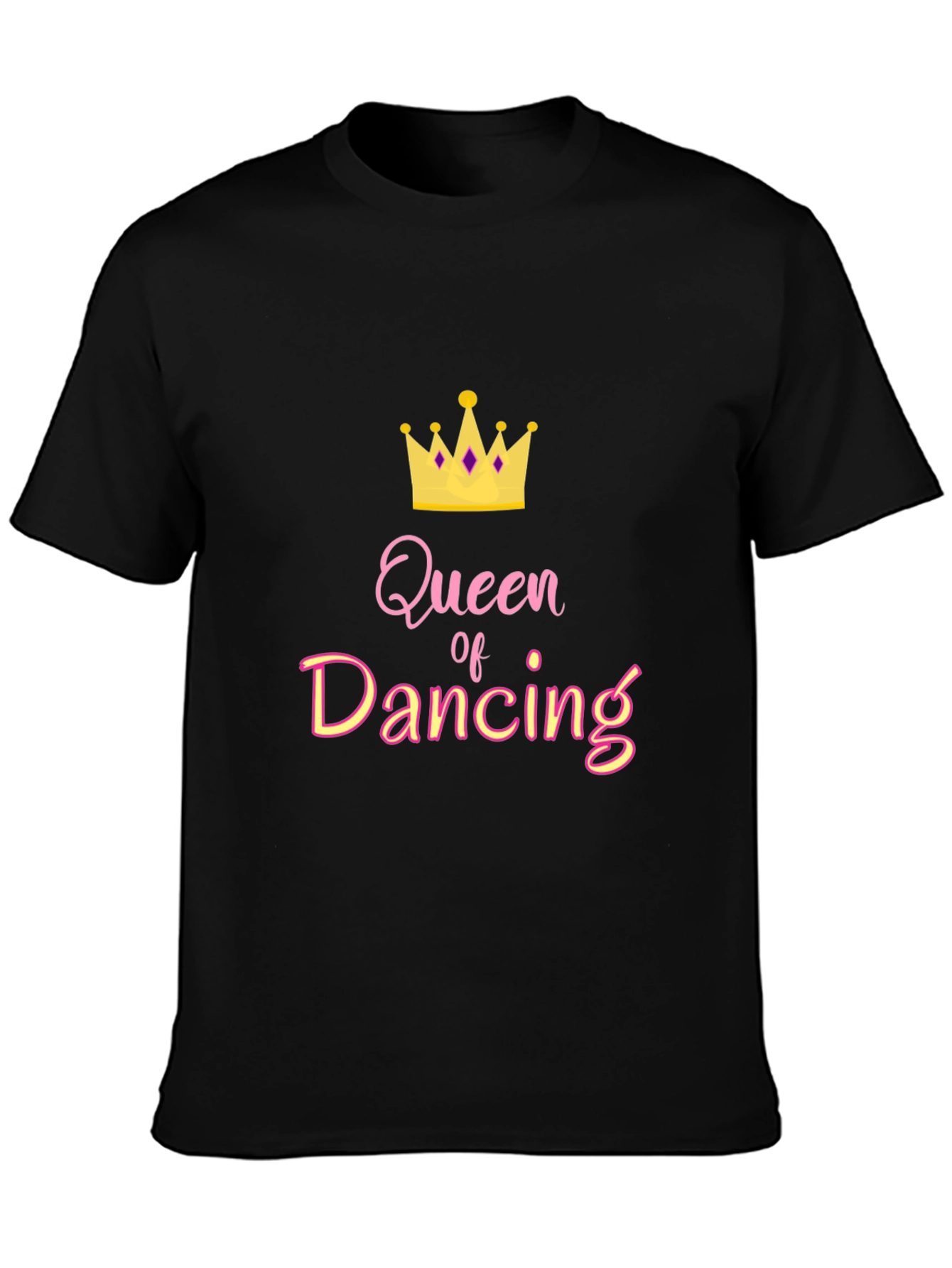 Queen of Dancing Black T-Shirt