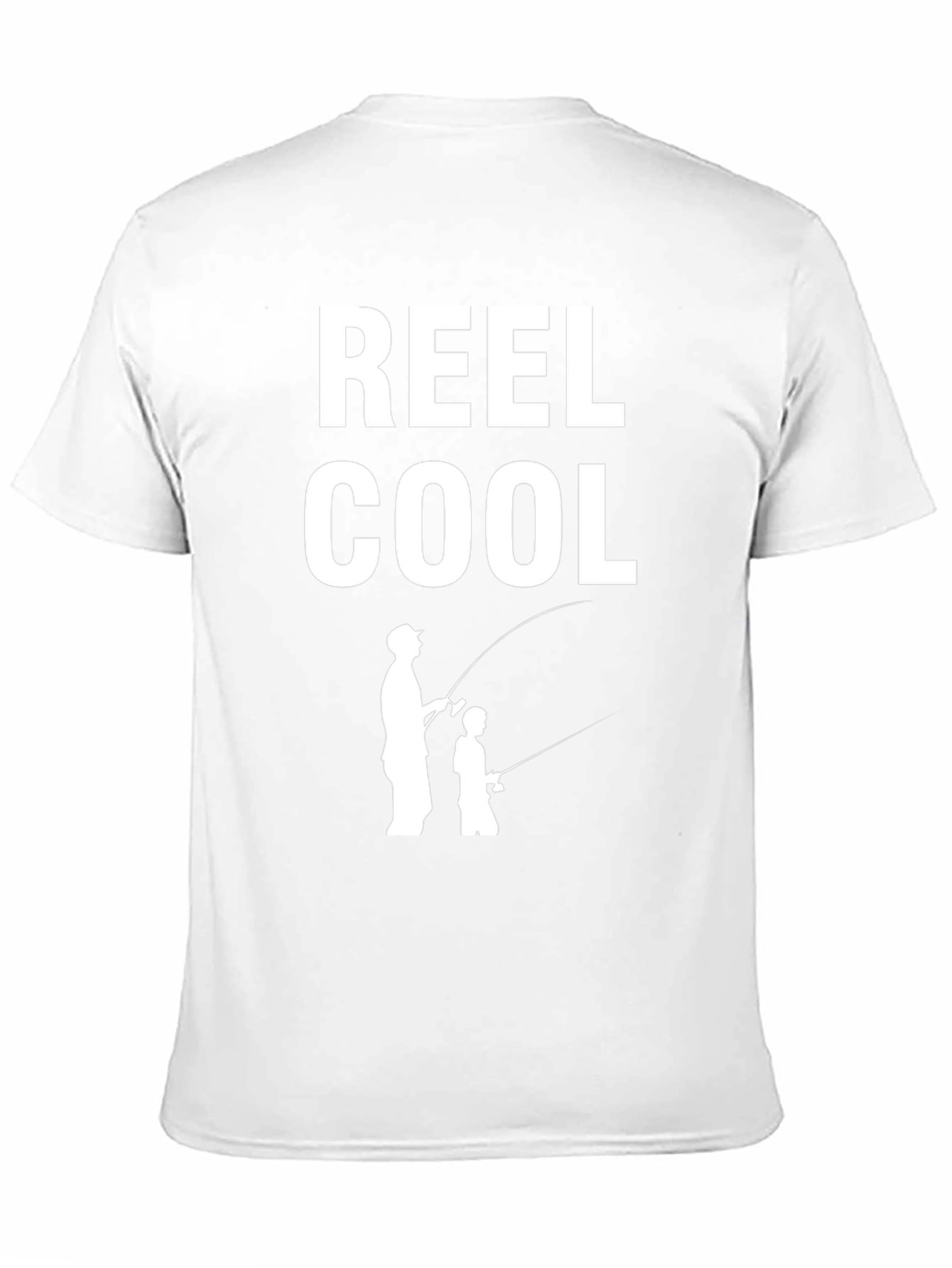 Reel Cool Dad & Son Fishing T-Shirt - Black