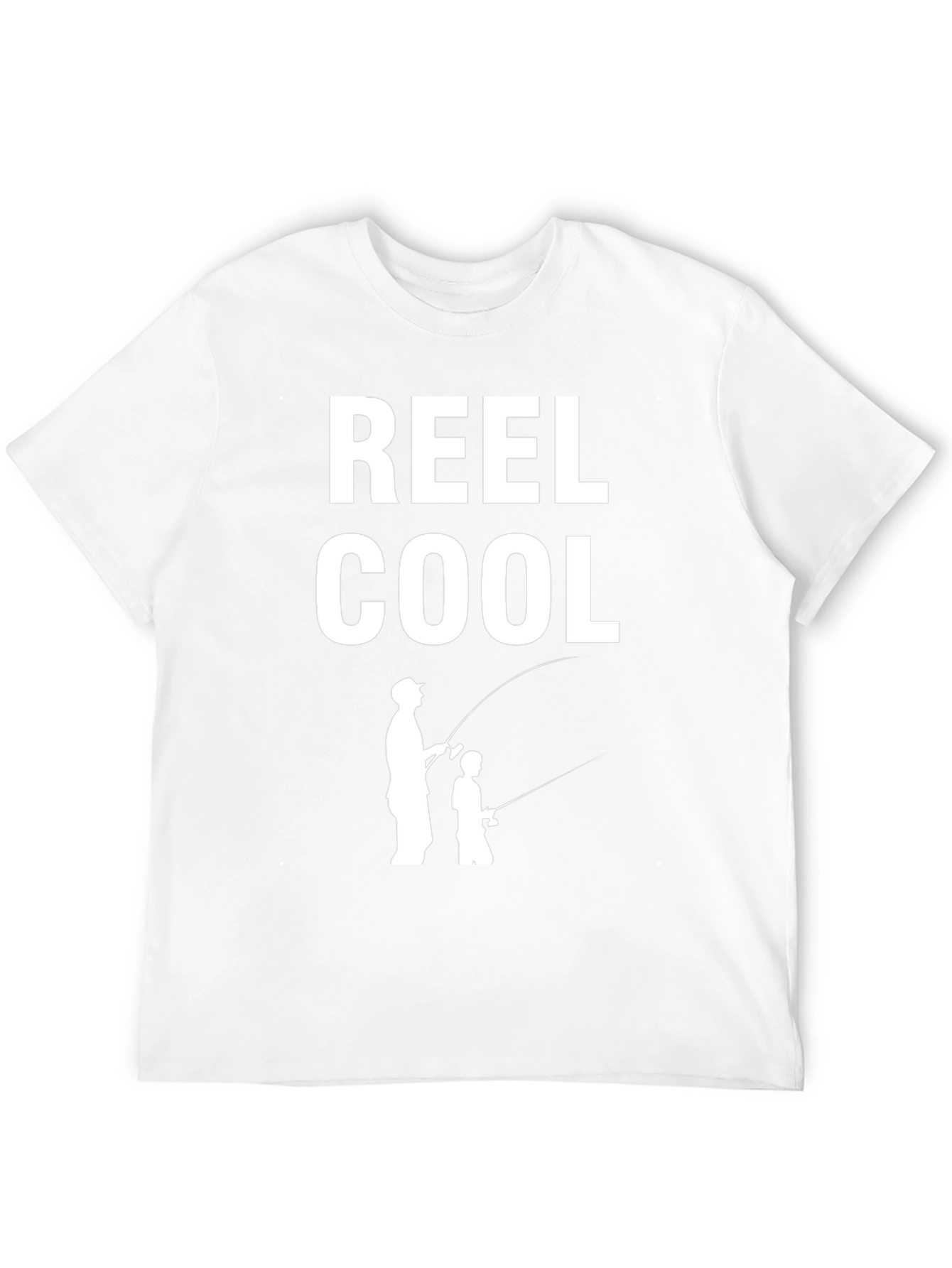 Reel Cool Dad & Son Fishing T-Shirt - Black