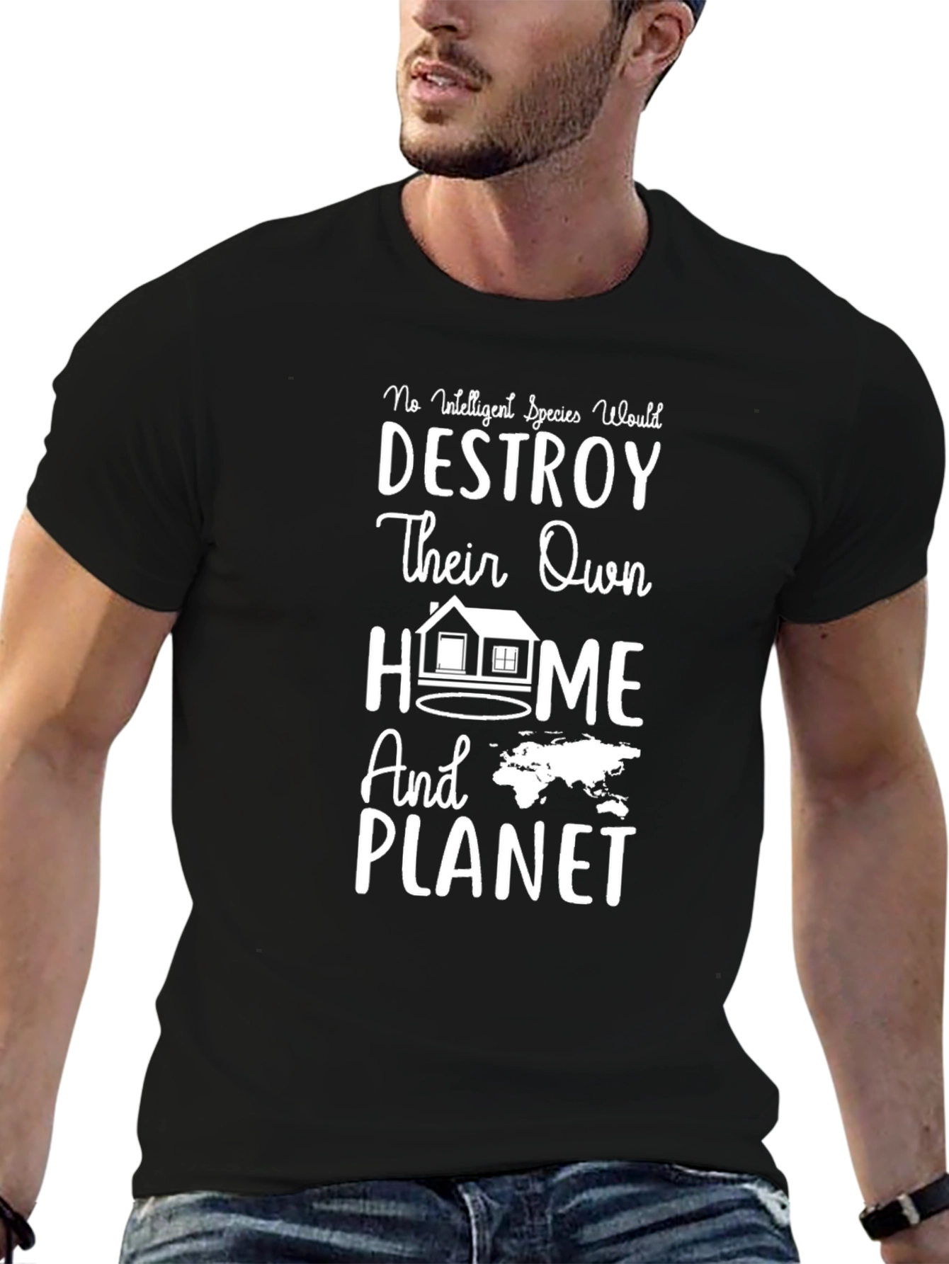 Eco-Conscious Graphic Tee: Save Our Planet