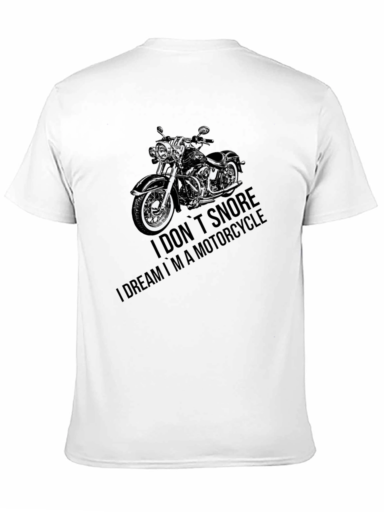 Motorcycle Dream T-Shirt - Black Graphic Tee