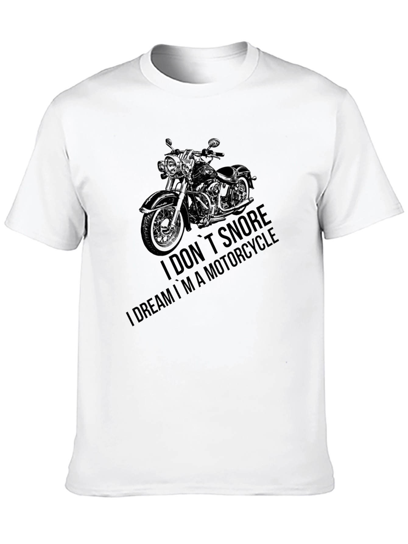 Motorcycle Dream T-Shirt - Black Graphic Tee