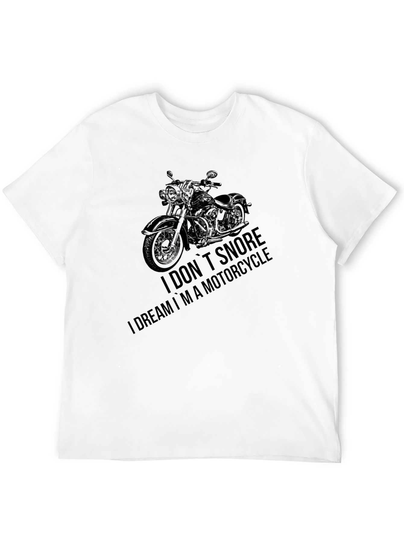 Motorcycle Dream T-Shirt - Black Graphic Tee