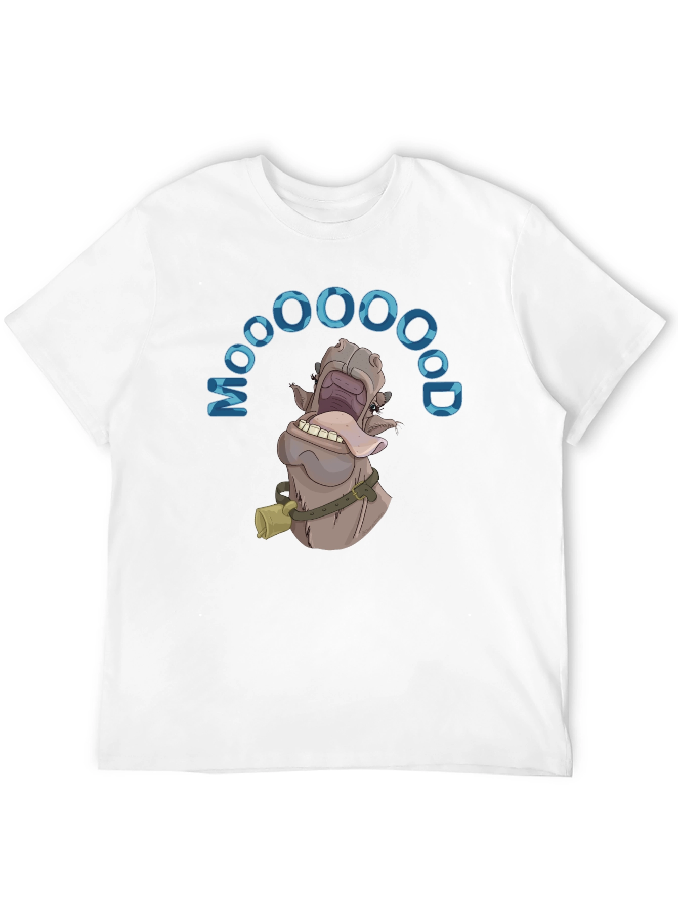 Funny Cartoon Cow MOOOOOD T-Shirt