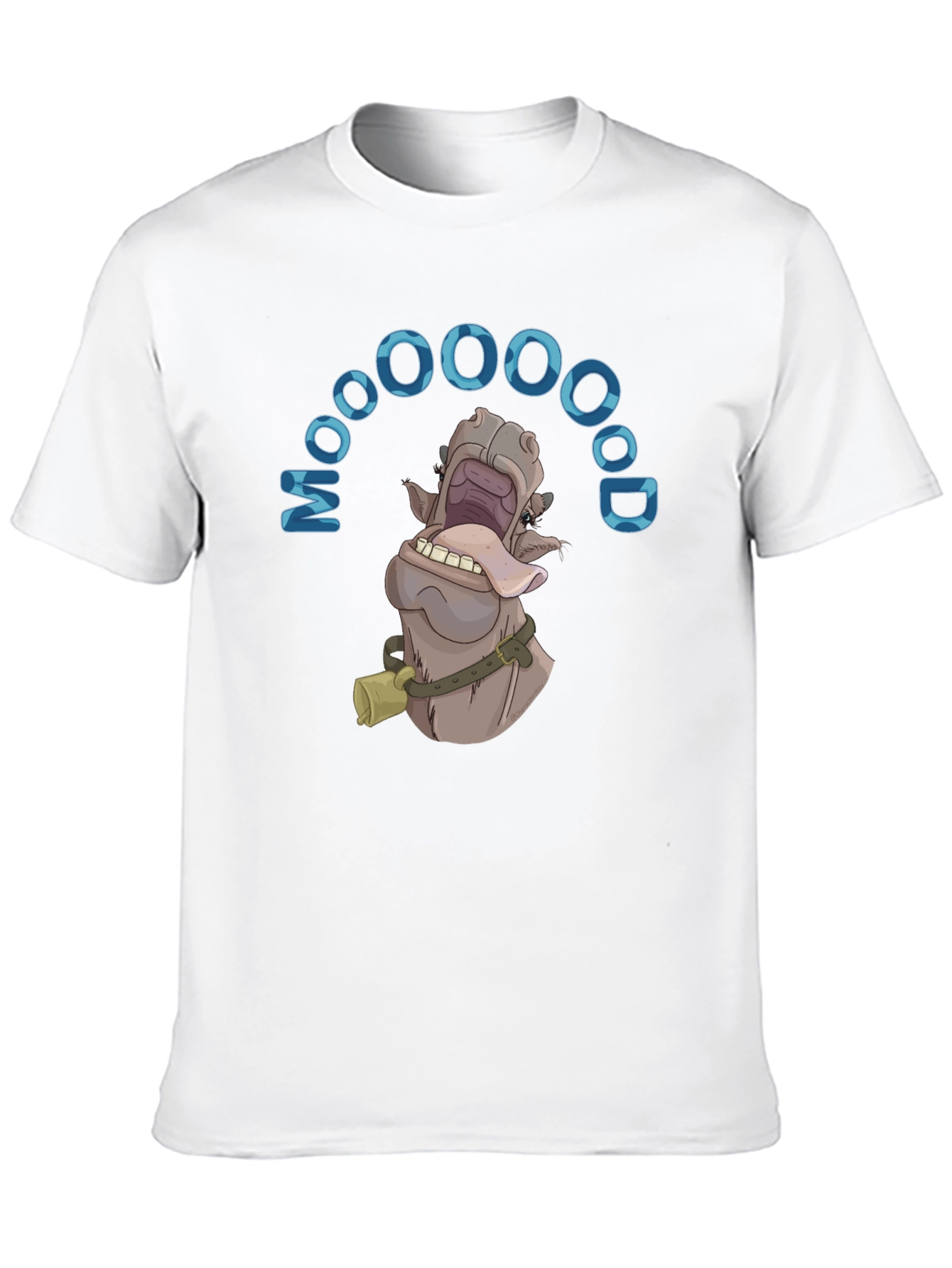 Funny Cartoon Cow MOOOOOD T-Shirt