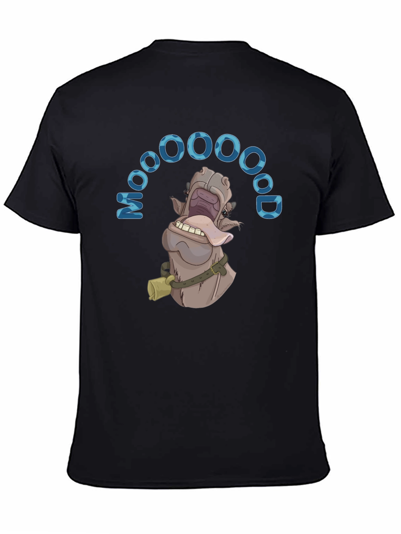 Funny Cartoon Cow MOOOOOD T-Shirt