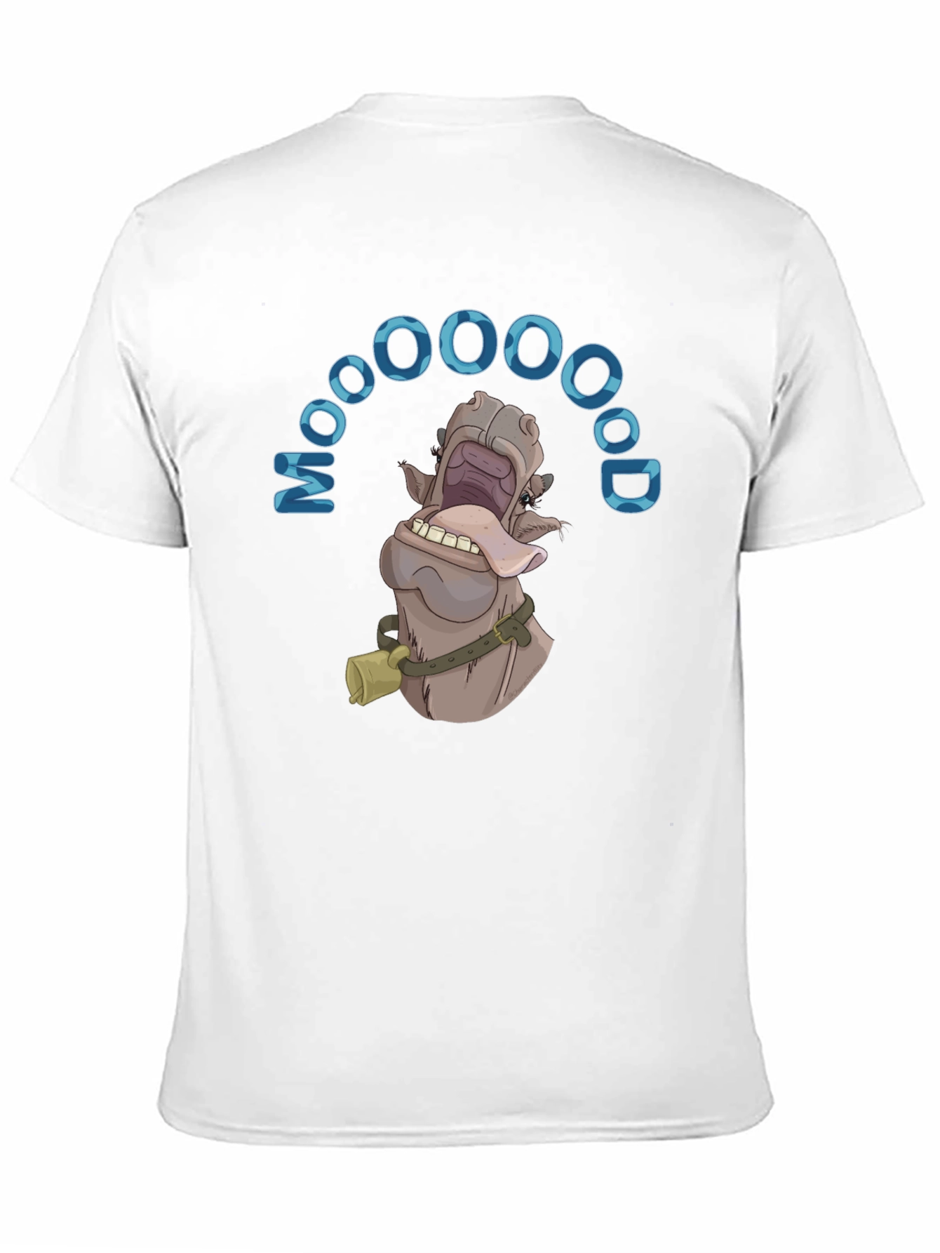 Funny Cartoon Cow MOOOOOD T-Shirt