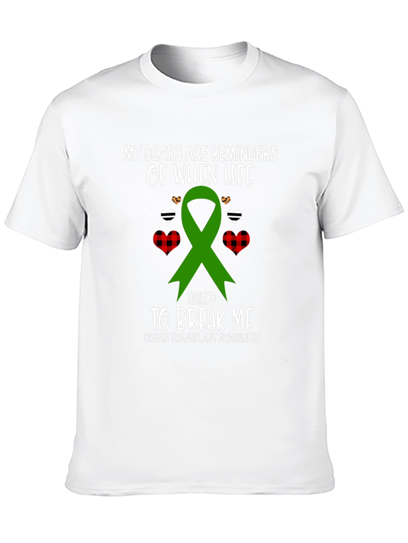 Organ Transplant Awareness Ribbon T-Shirt