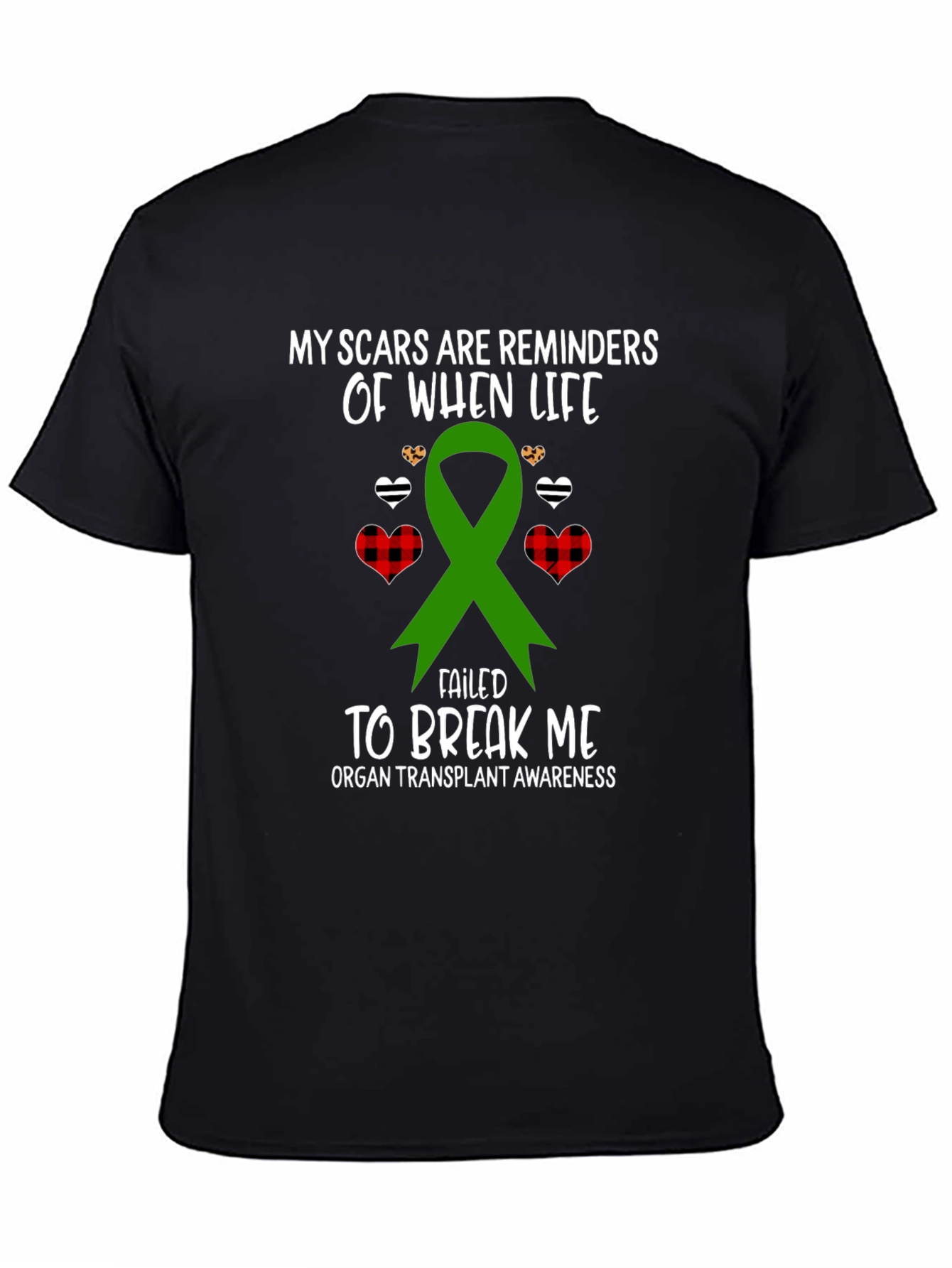 Organ Transplant Awareness Ribbon T-Shirt