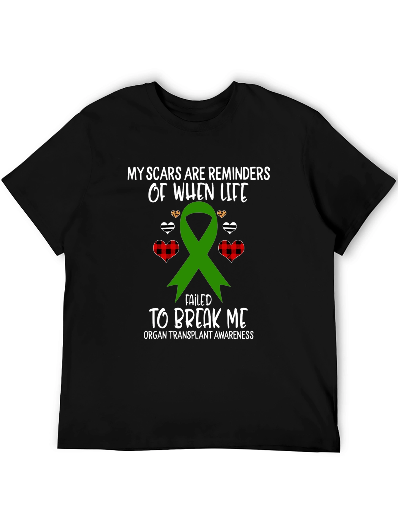 Organ Transplant Awareness Ribbon T-Shirt