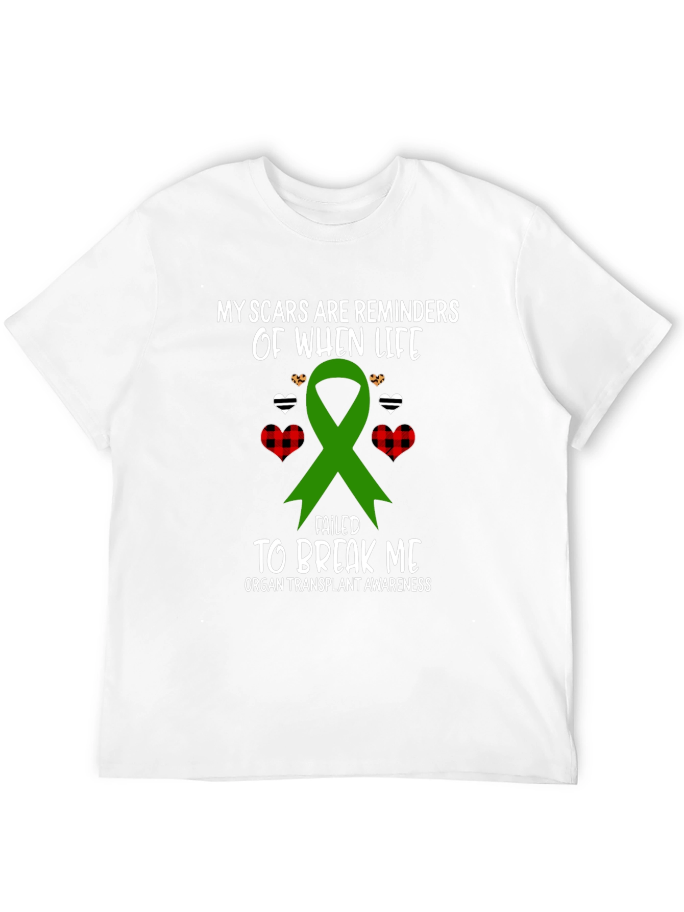 Organ Transplant Awareness Ribbon T-Shirt