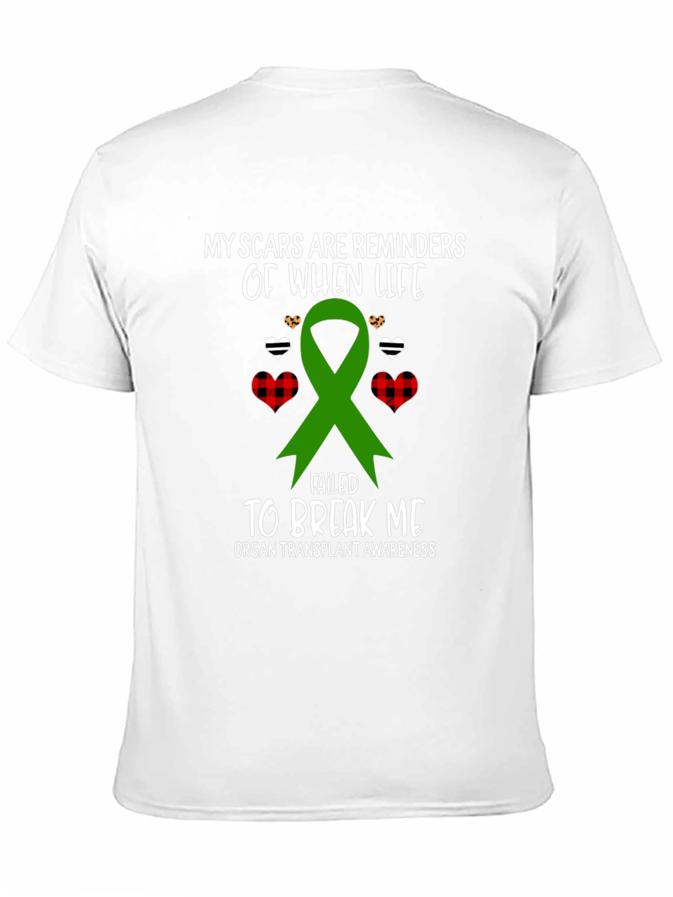 Organ Transplant Awareness Ribbon T-Shirt