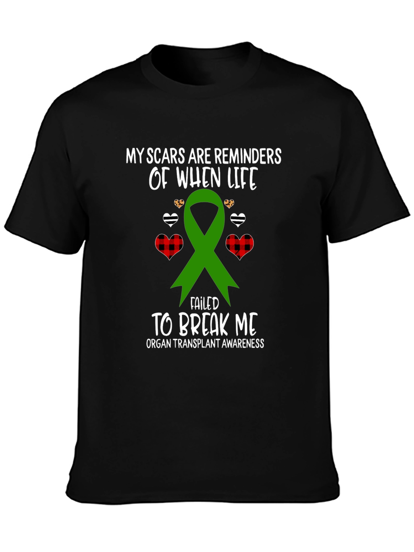 Organ Transplant Awareness Ribbon T-Shirt