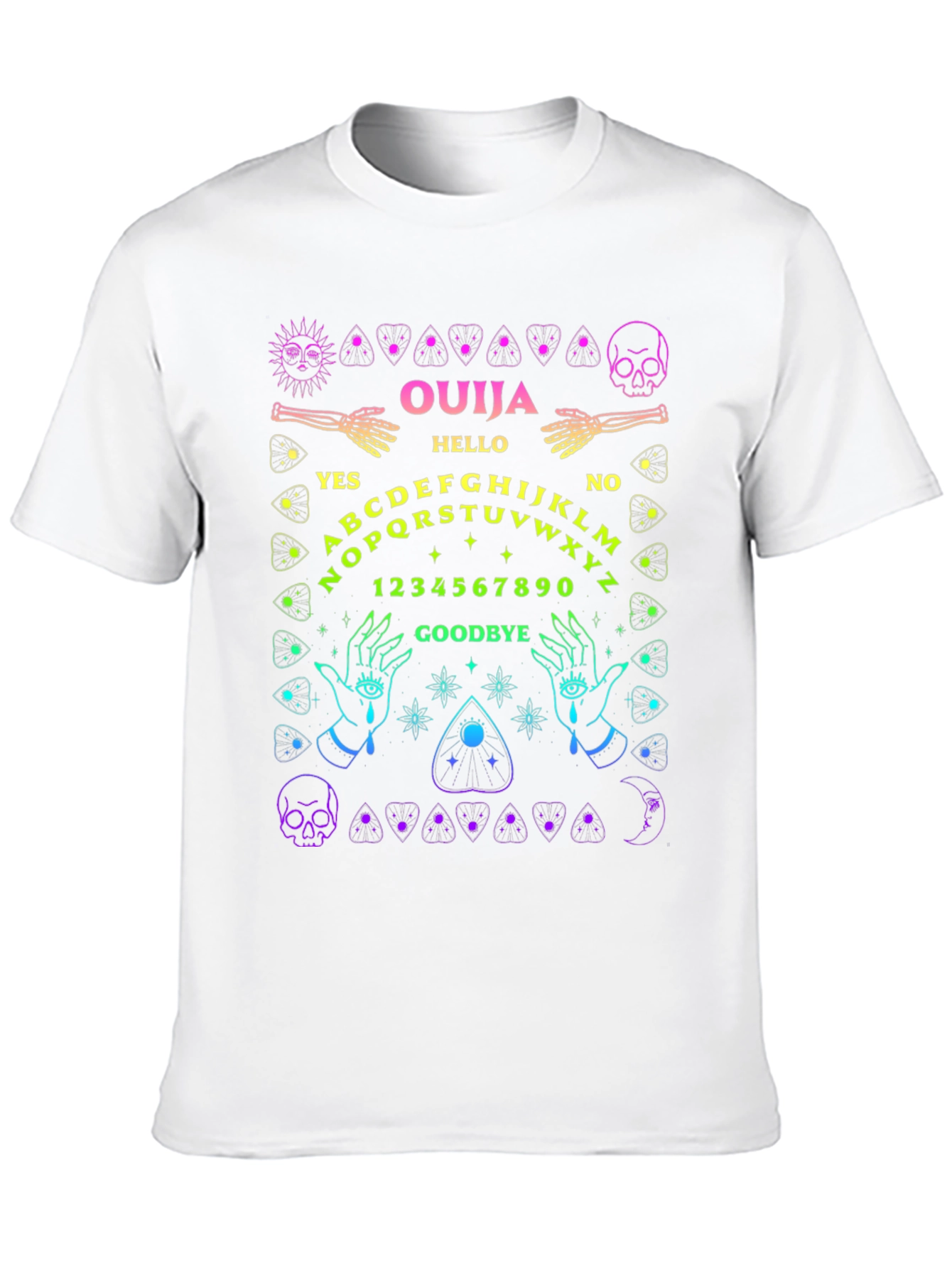 Ouija Board Graphic Tee - Mystical Design T-Shirt