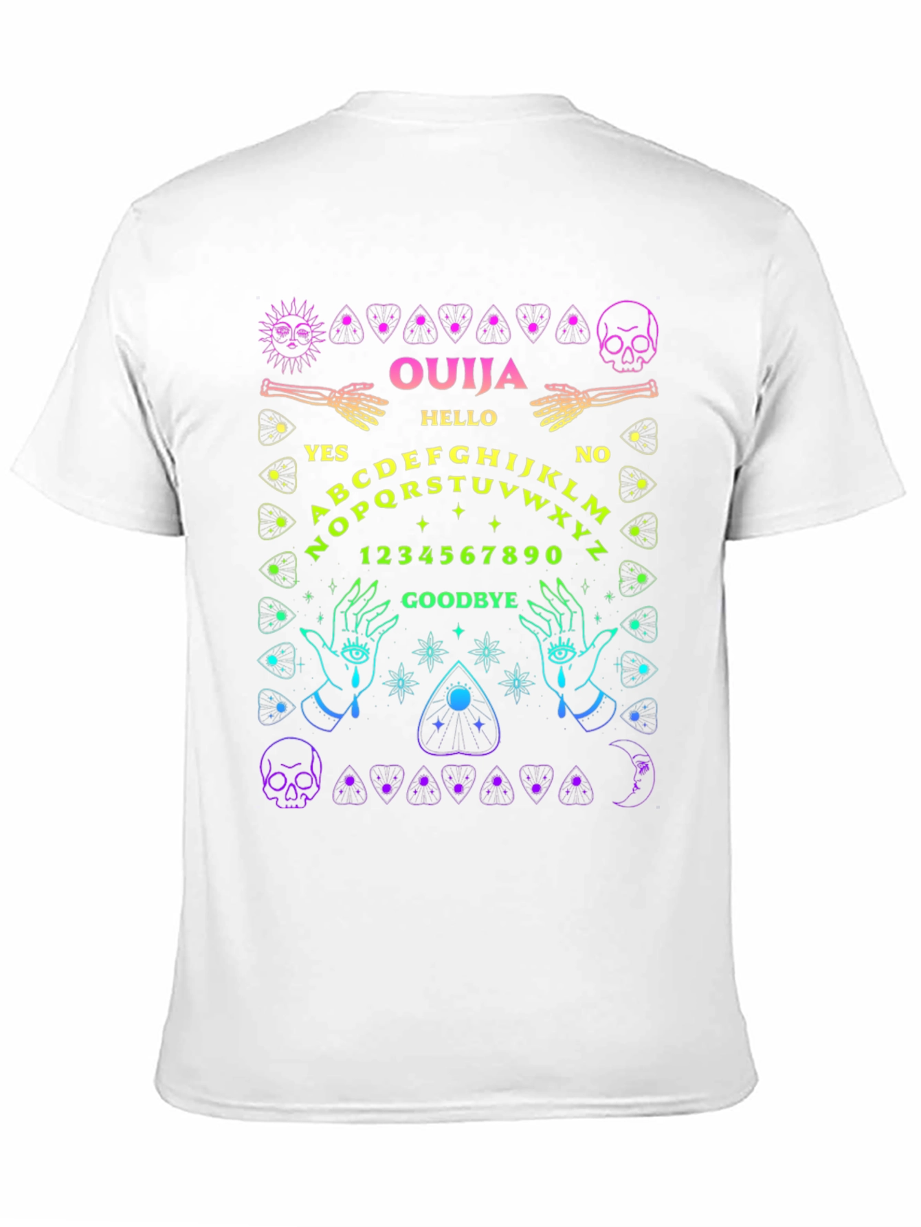 Ouija Board Graphic Tee - Mystical Design T-Shirt