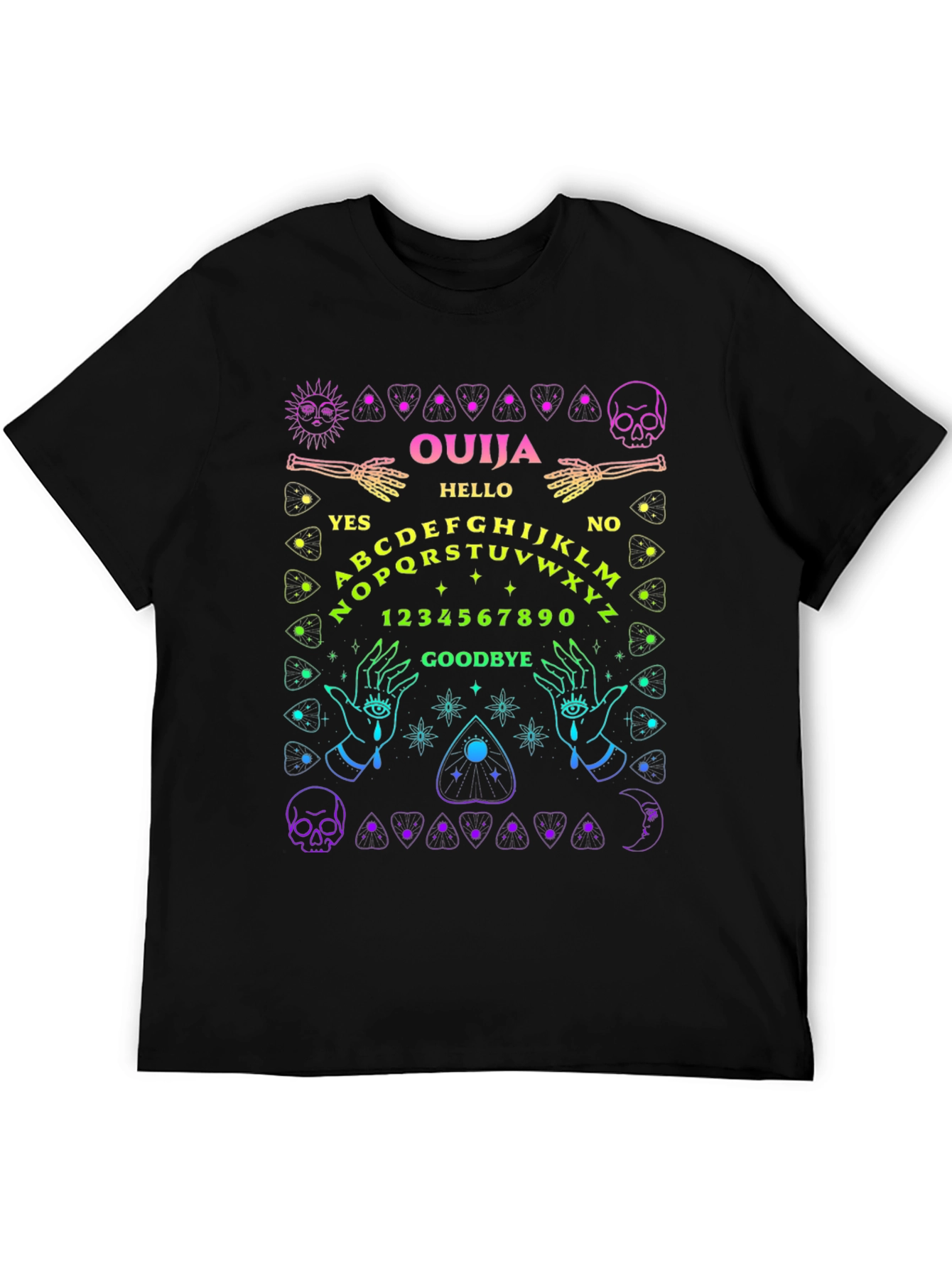 Ouija Board Graphic Tee - Mystical Design T-Shirt