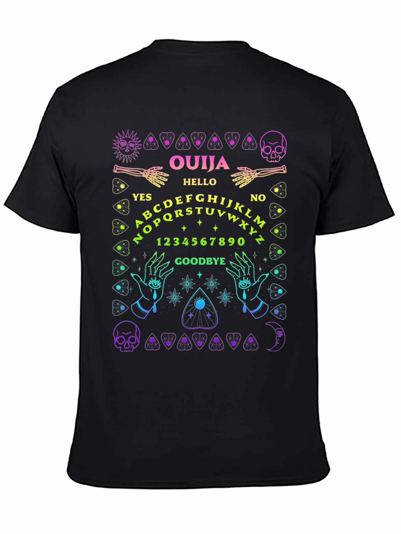 Ouija Board Graphic Tee - Mystical Design T-Shirt