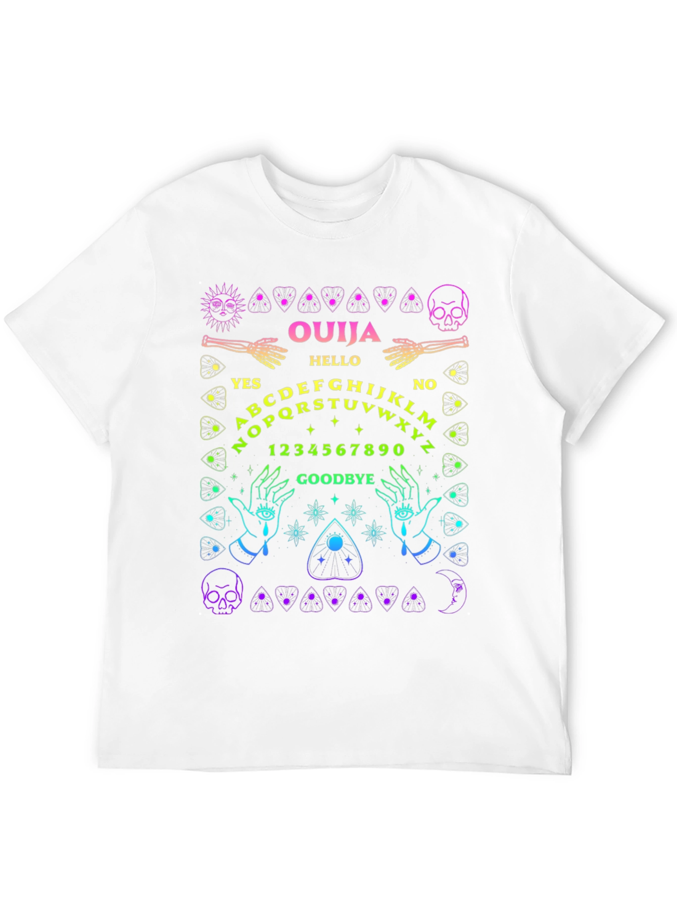 Ouija Board Graphic Tee - Mystical Design T-Shirt