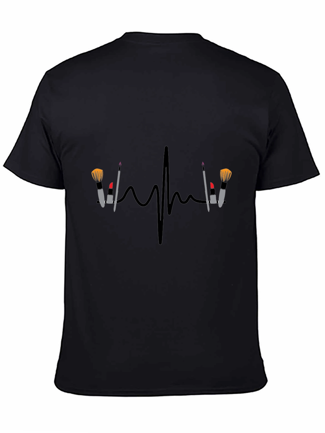Makeup Heartbeat T-Shirt - Beauty Lovers Tee