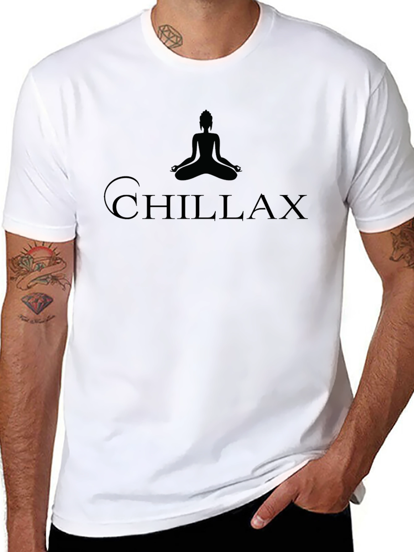 Chillax Black T-Shirt