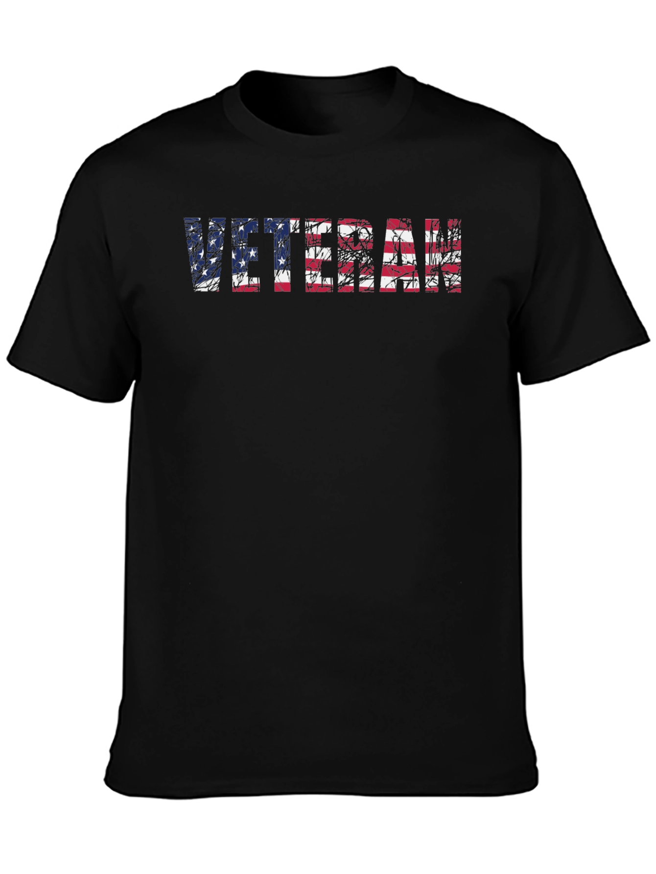 Veteran USA Flag Graphic T-Shirt