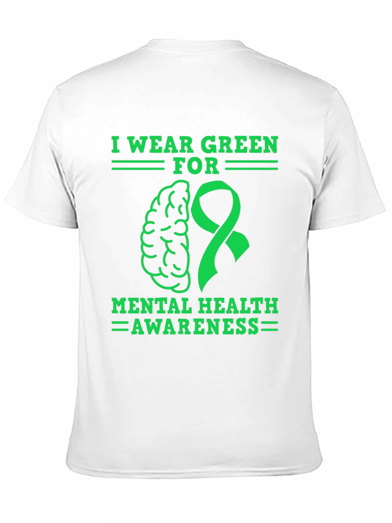 Mental Health Awareness Green Ribbon T-Shirt