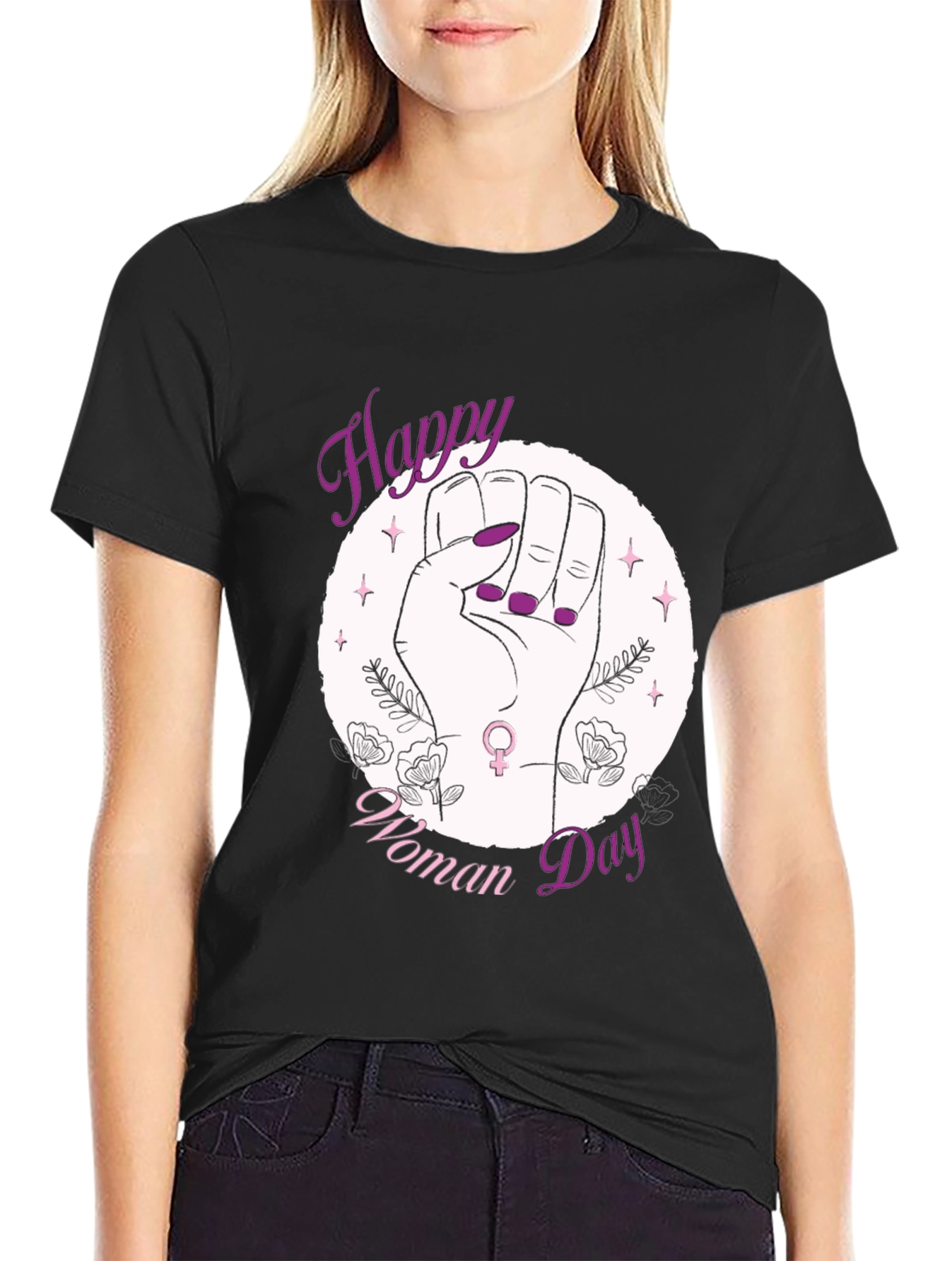 Empowered Womens Day T-Shirt