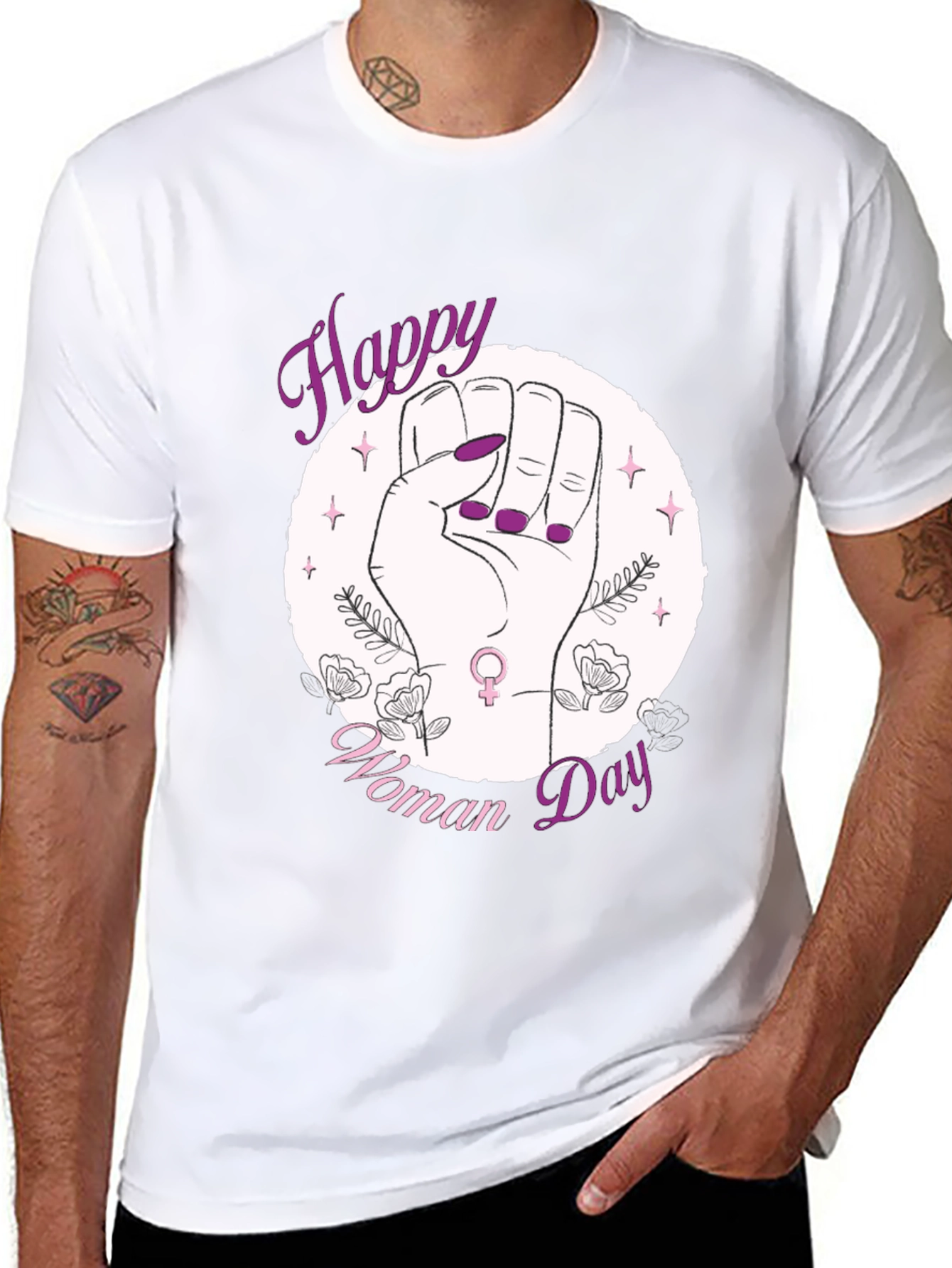 Empowered Womens Day T-Shirt