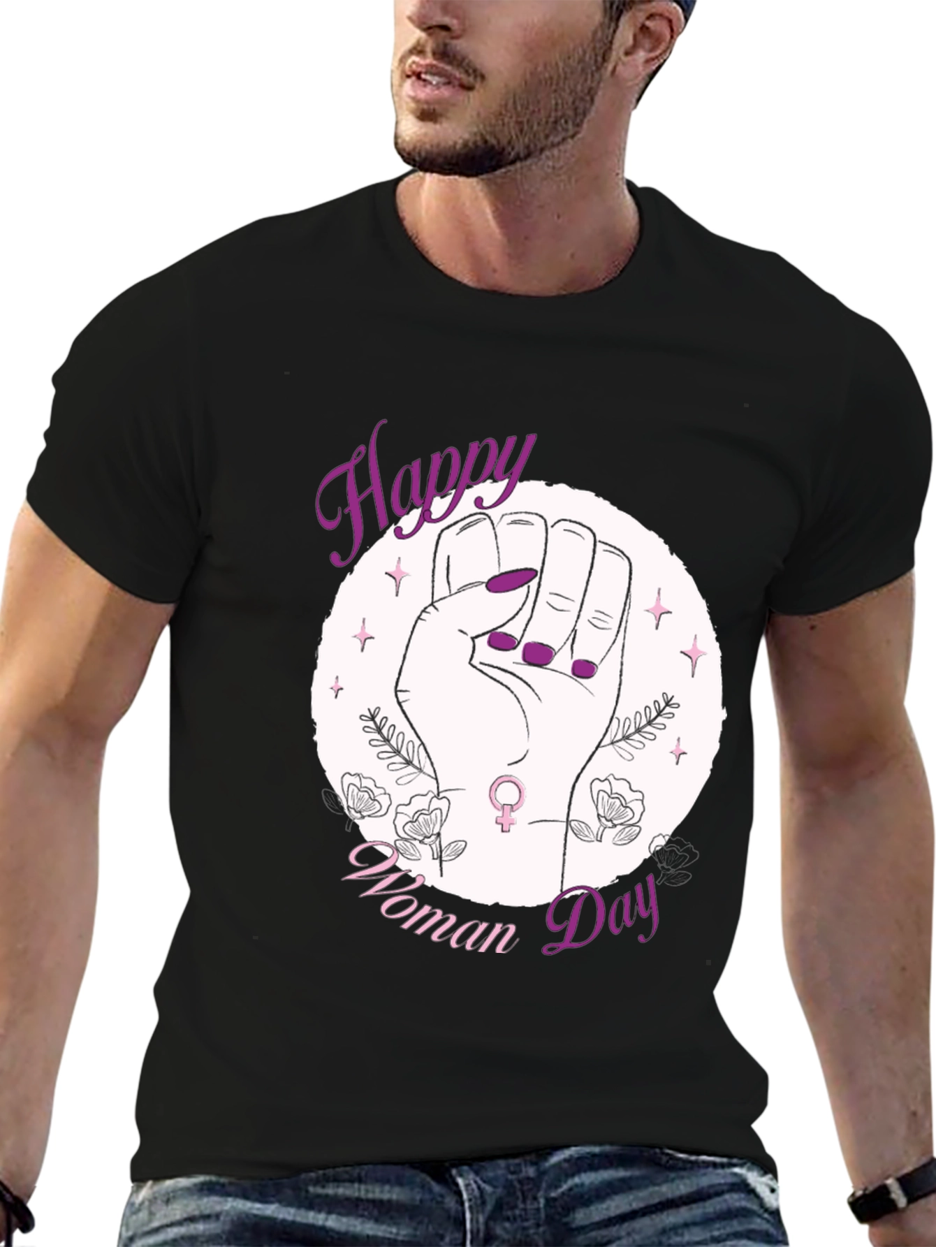 Empowered Womens Day T-Shirt
