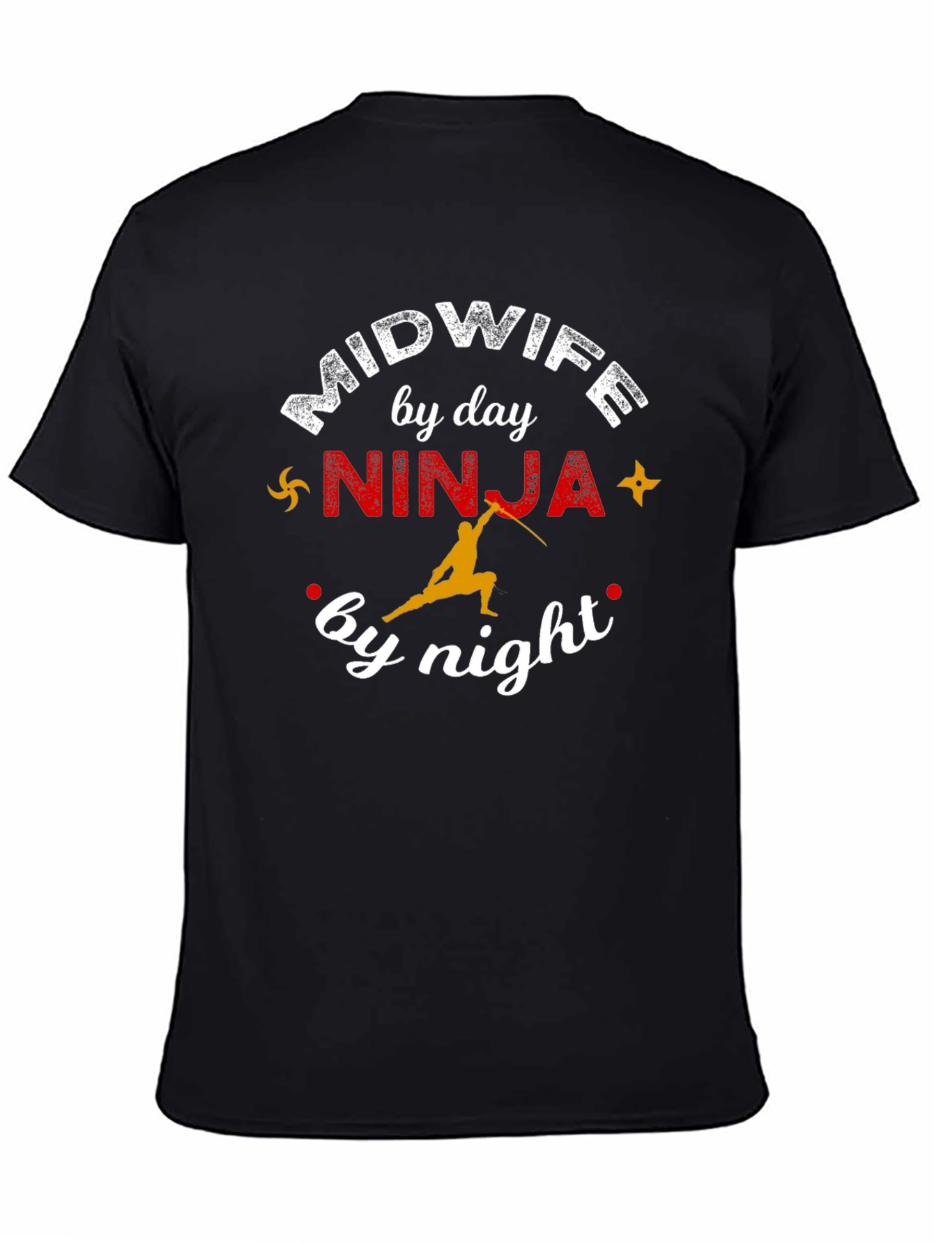 Midwife Ninja T-Shirt - Day by Night Tee