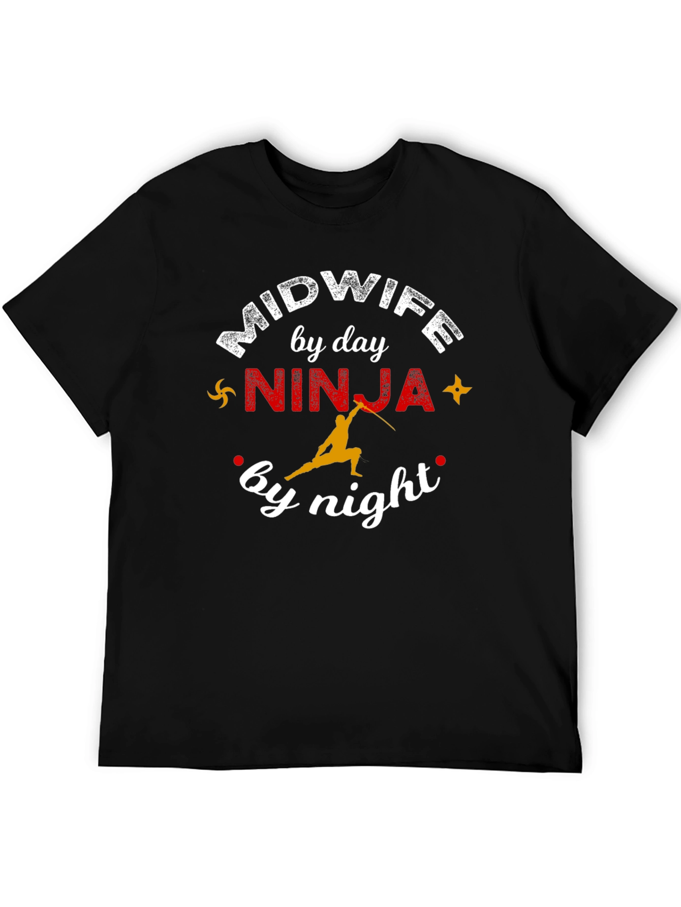 Midwife Ninja T-Shirt - Day by Night Tee