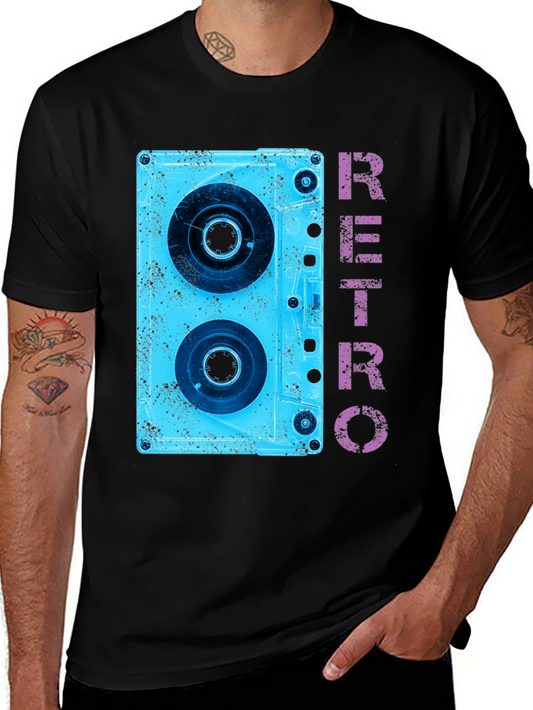 Retro Cassette Tape Graphic T-Shirt