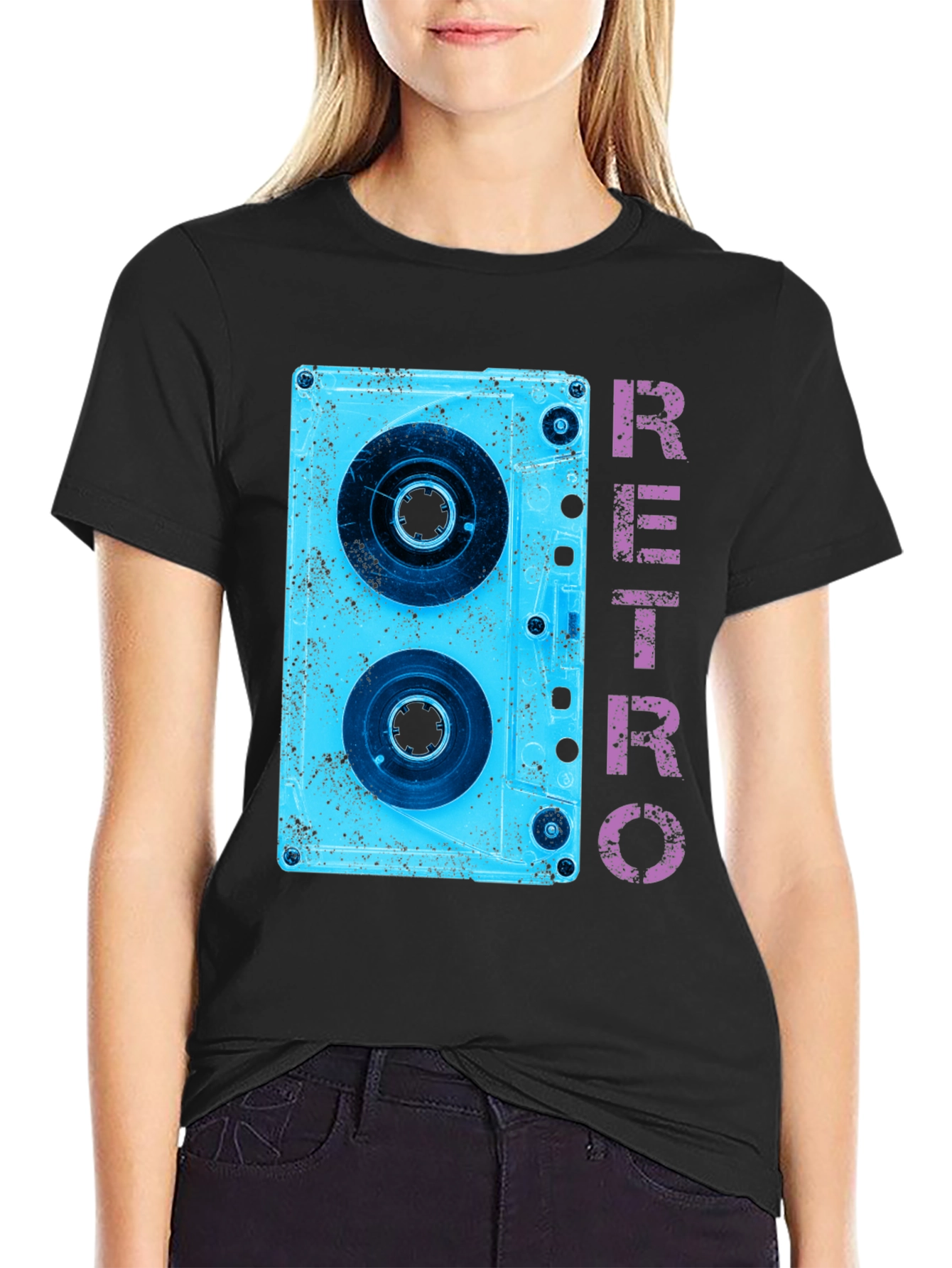 Retro Cassette Tape Graphic T-Shirt