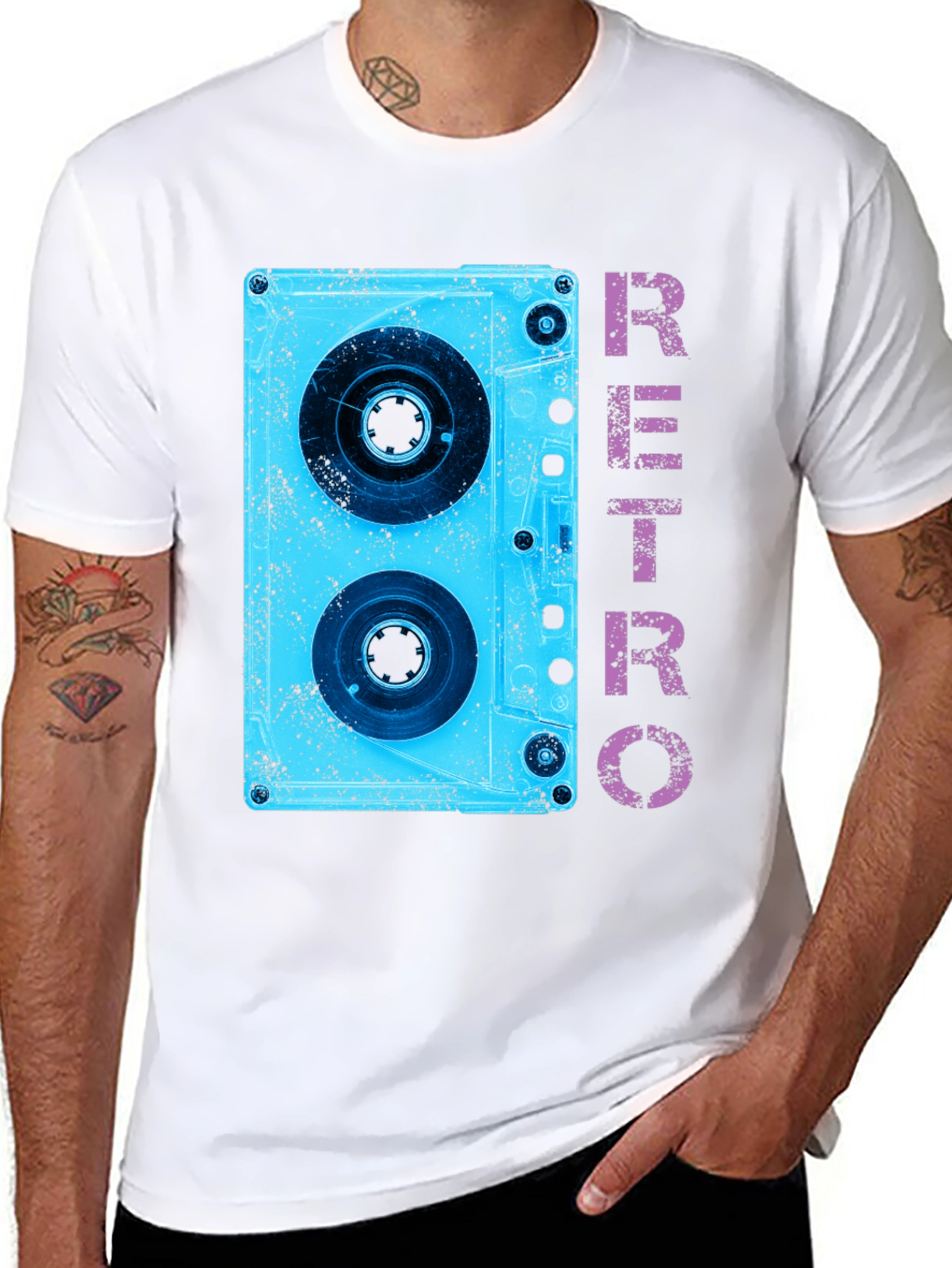 Retro Cassette Tape Graphic T-Shirt